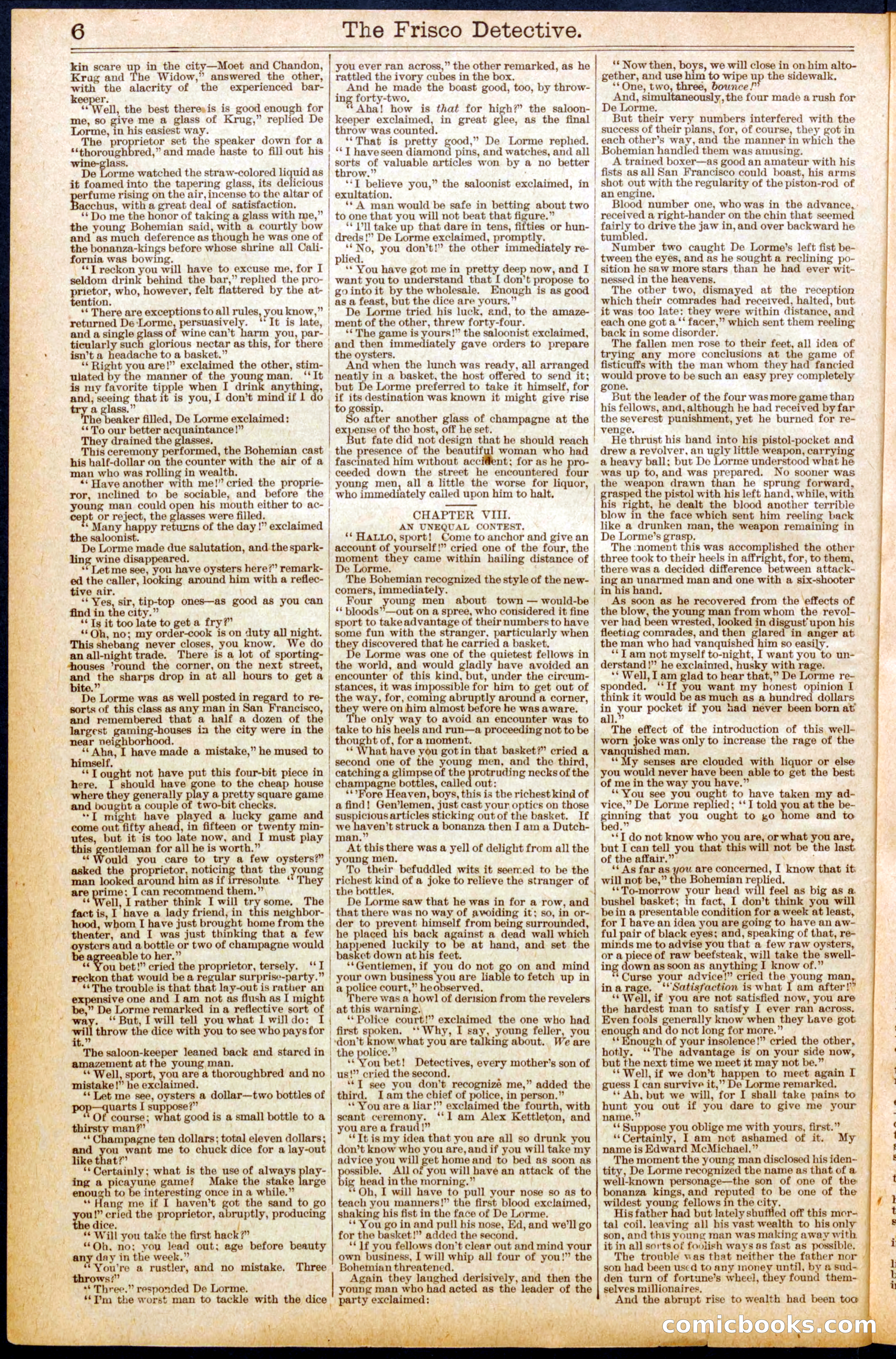 Beadle's Dime Library #665: The Girl Detective — page 6 of 32