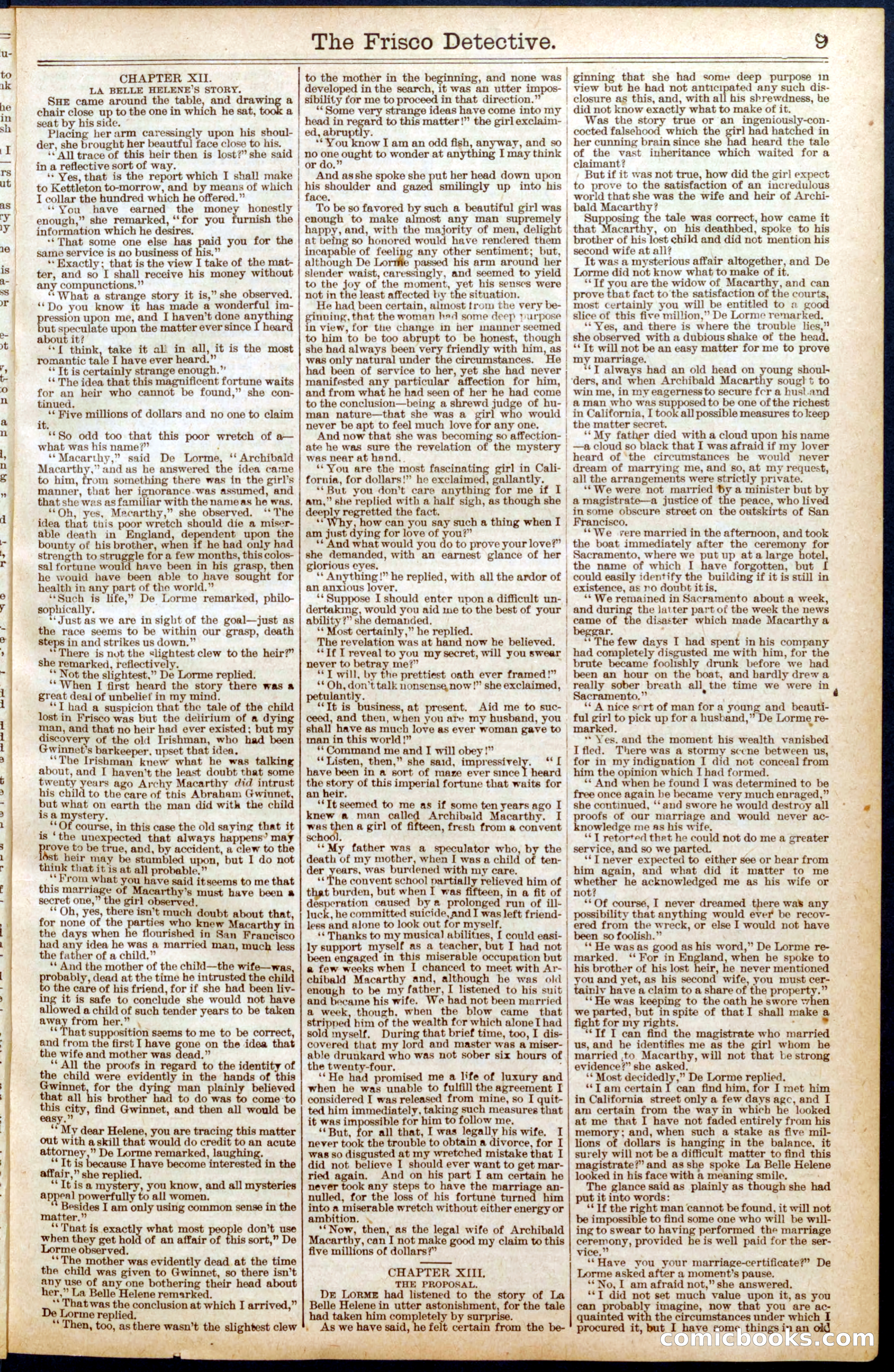 Beadle's Dime Library #665: The Girl Detective — page 9 of 32