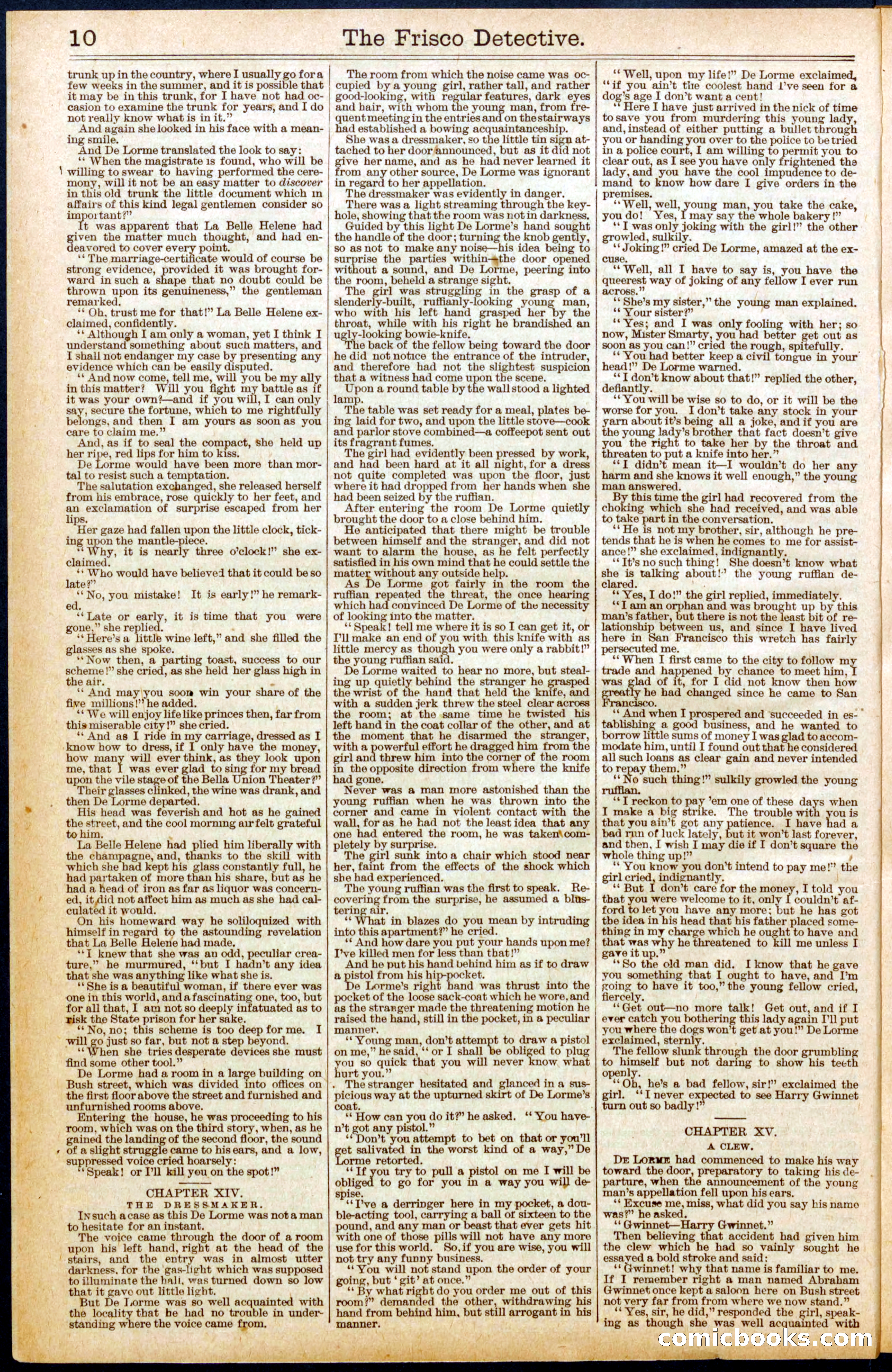 Beadle's Dime Library #665: The Girl Detective — page 10 of 32