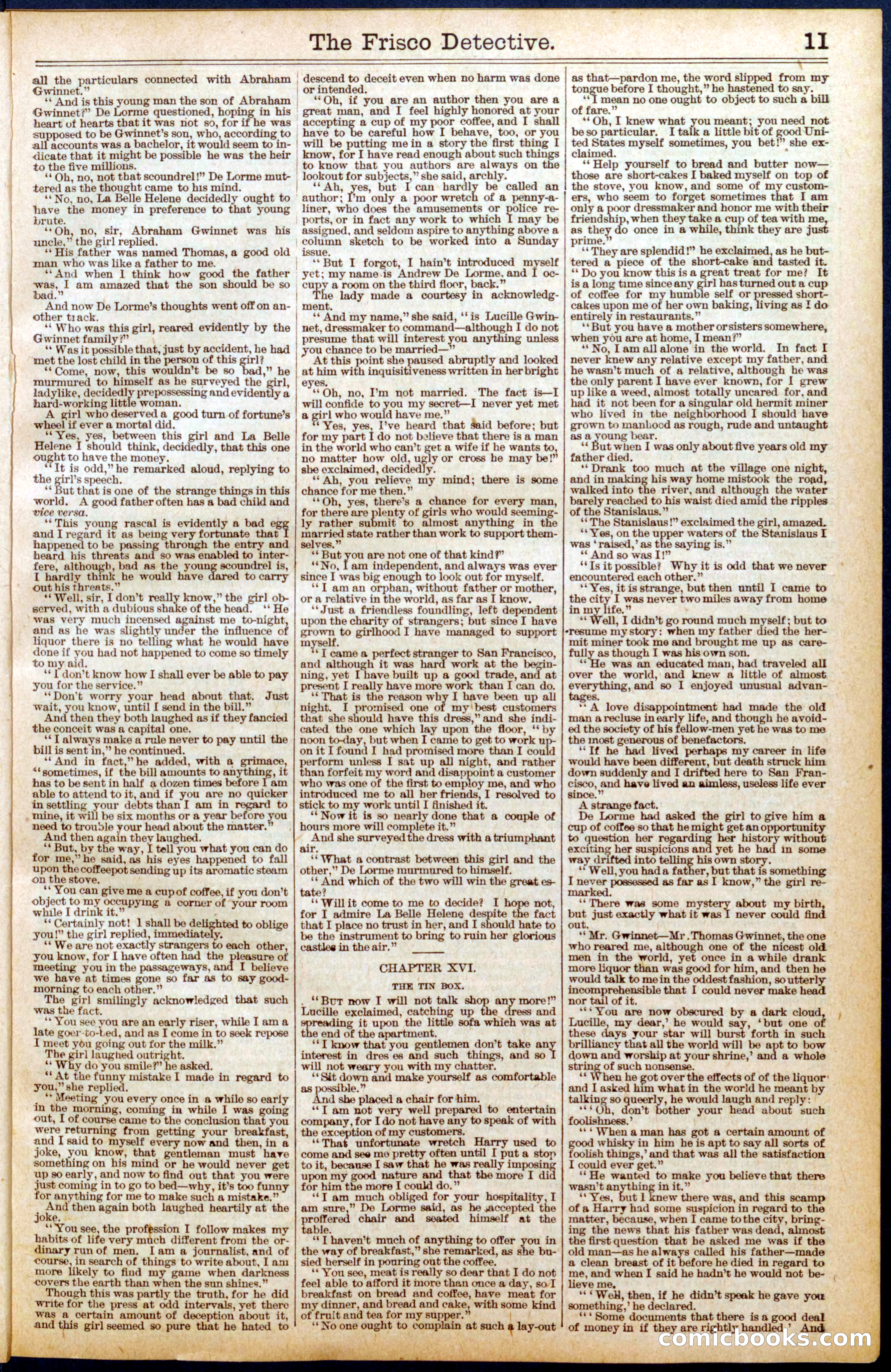 Beadle's Dime Library #665: The Girl Detective — page 11 of 32