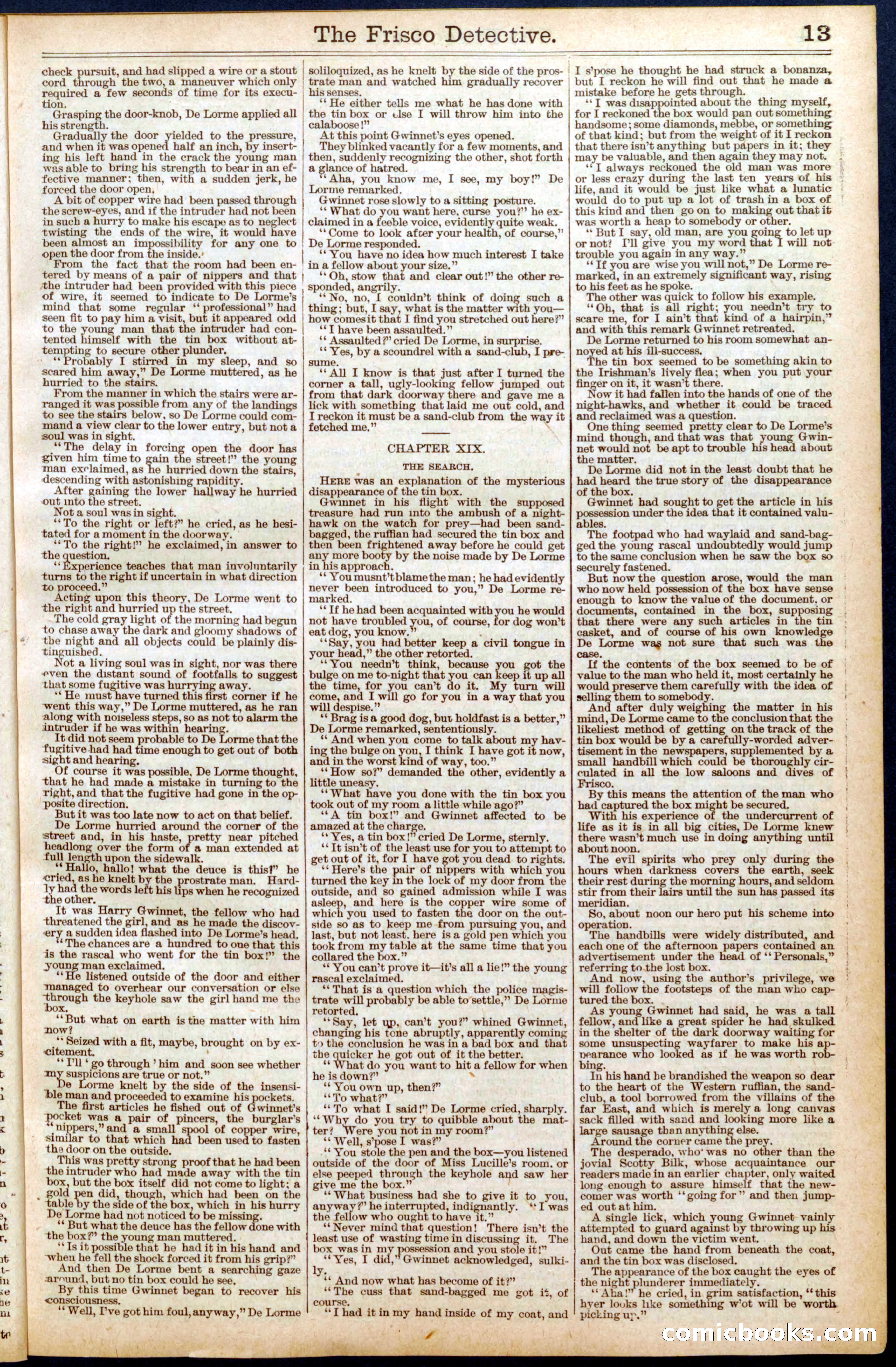 Beadle's Dime Library #665: The Girl Detective — page 13 of 32