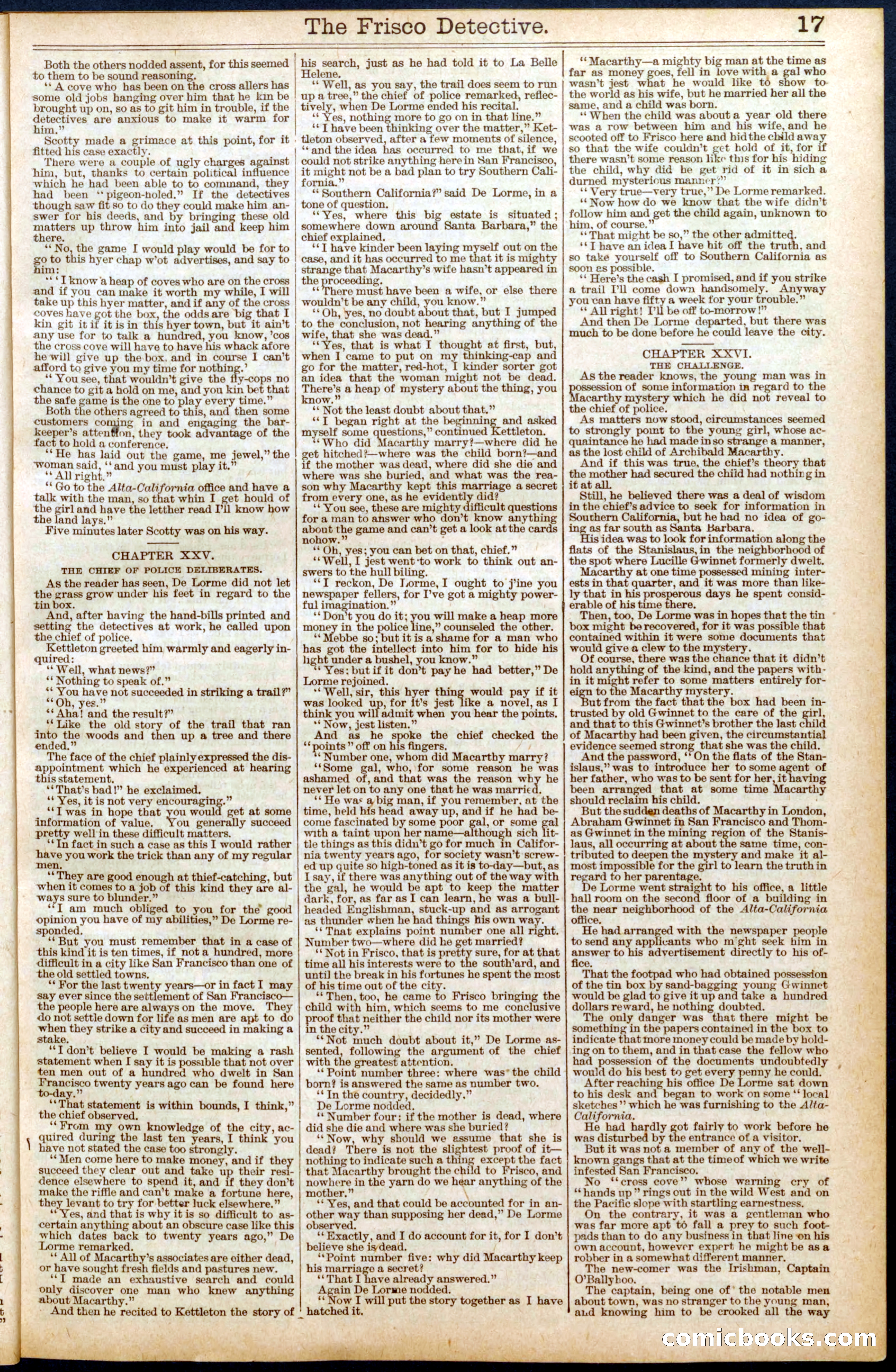 Beadle's Dime Library #665: The Girl Detective — page 17 of 32