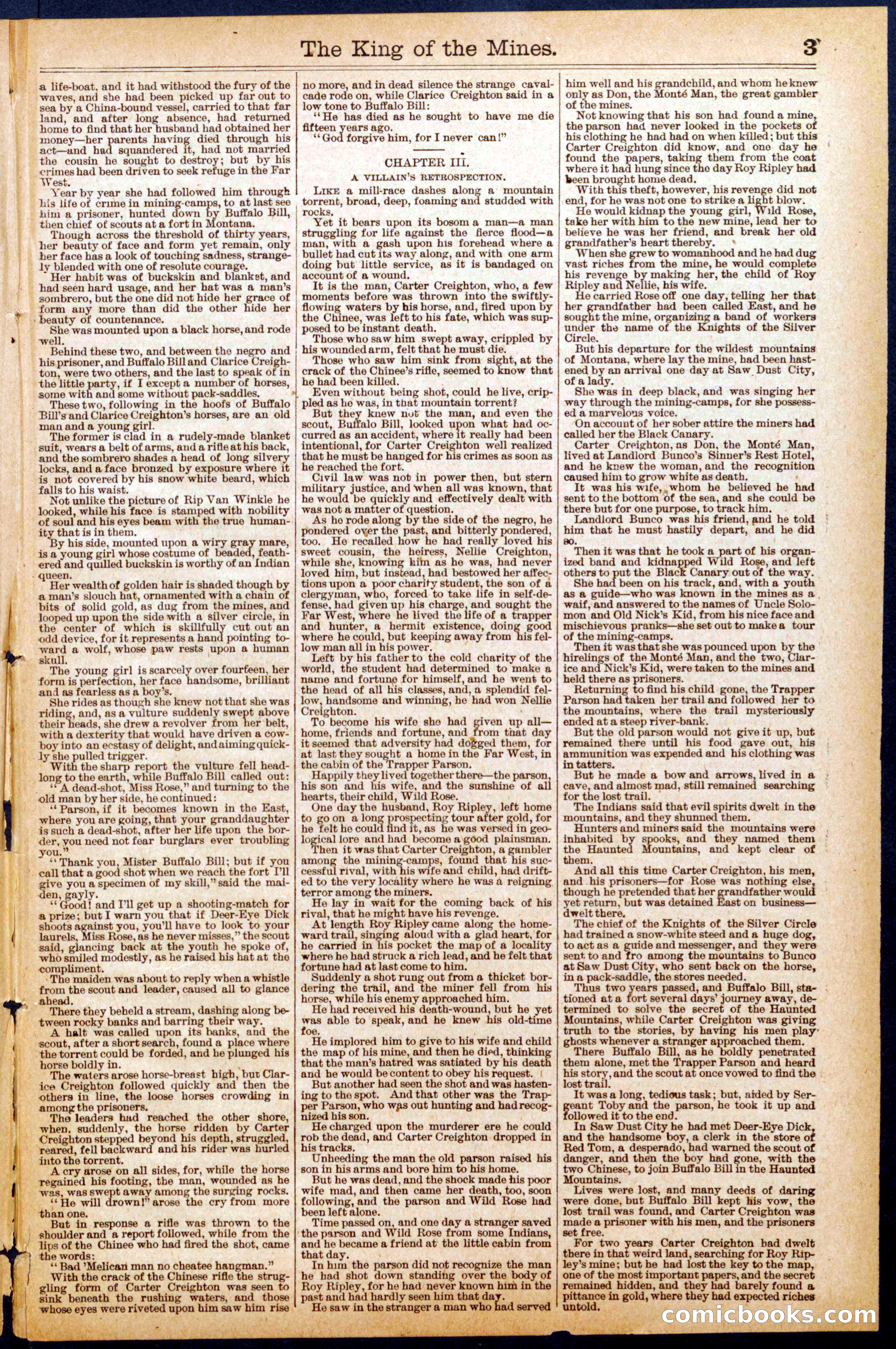 Buffalo Bill's Swoop by Colonel Prentiss Ingraham — page 3 of 32