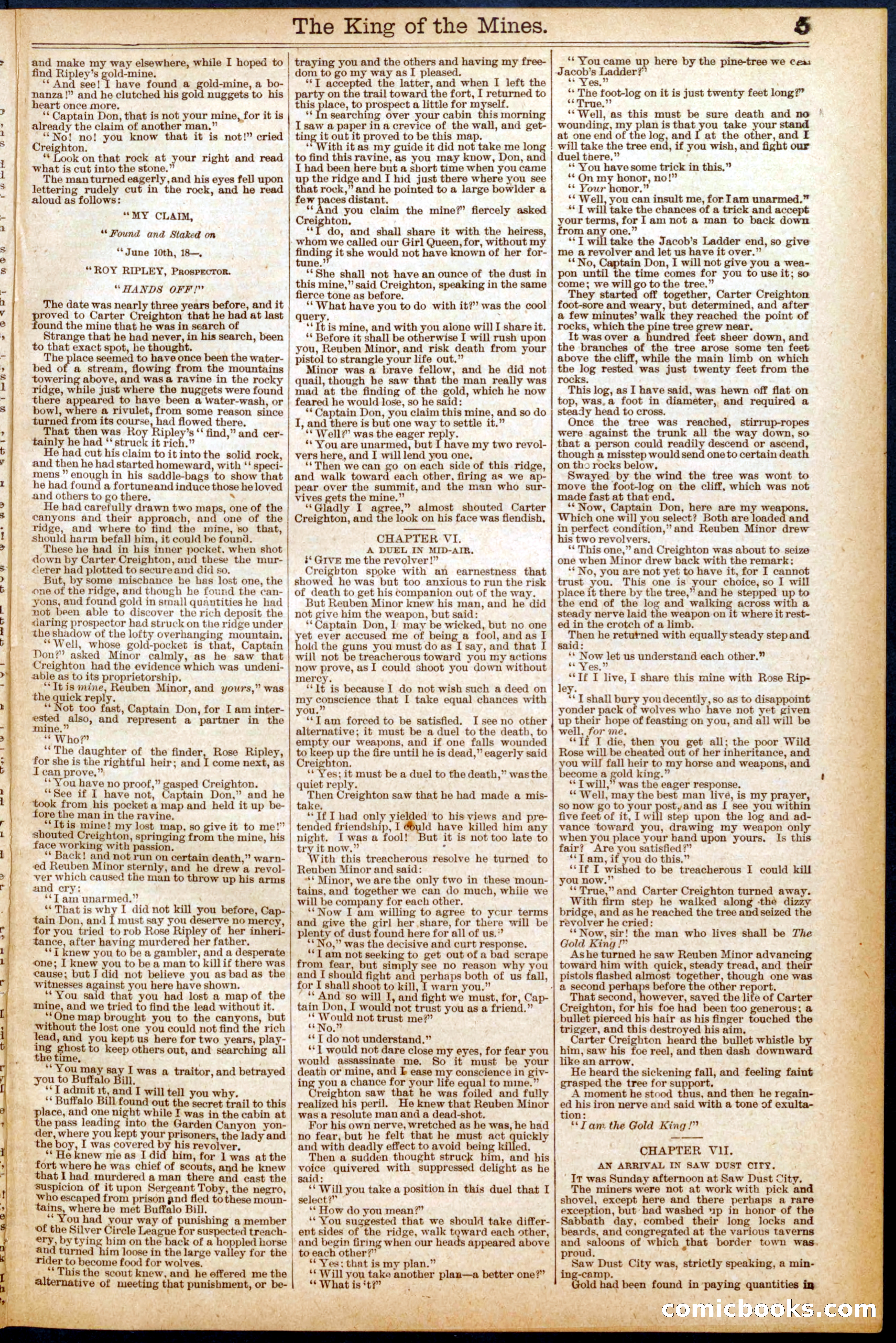 Buffalo Bill's Swoop by Colonel Prentiss Ingraham — page 5 of 32