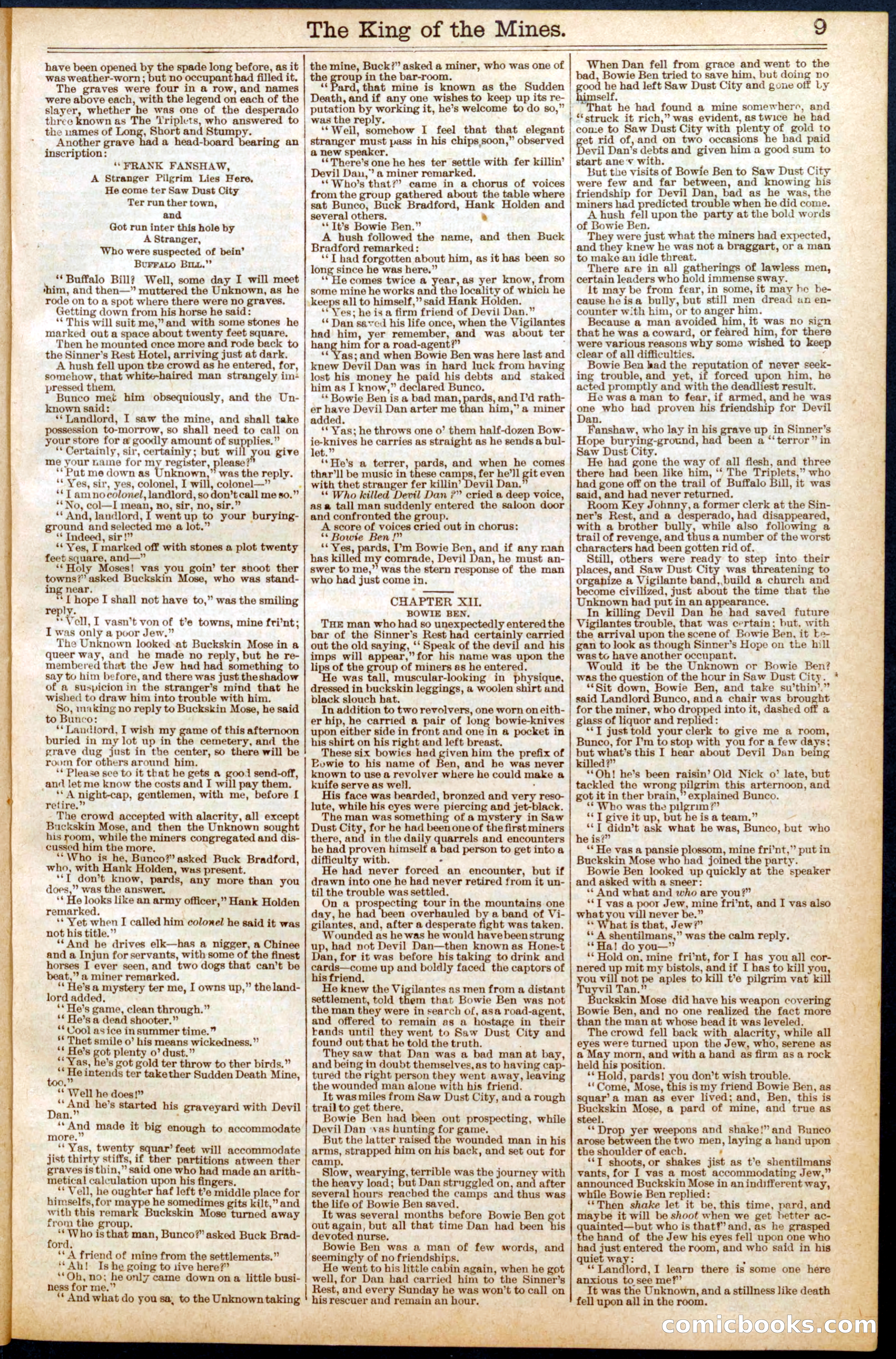 Buffalo Bill's Swoop by Colonel Prentiss Ingraham — page 9 of 32