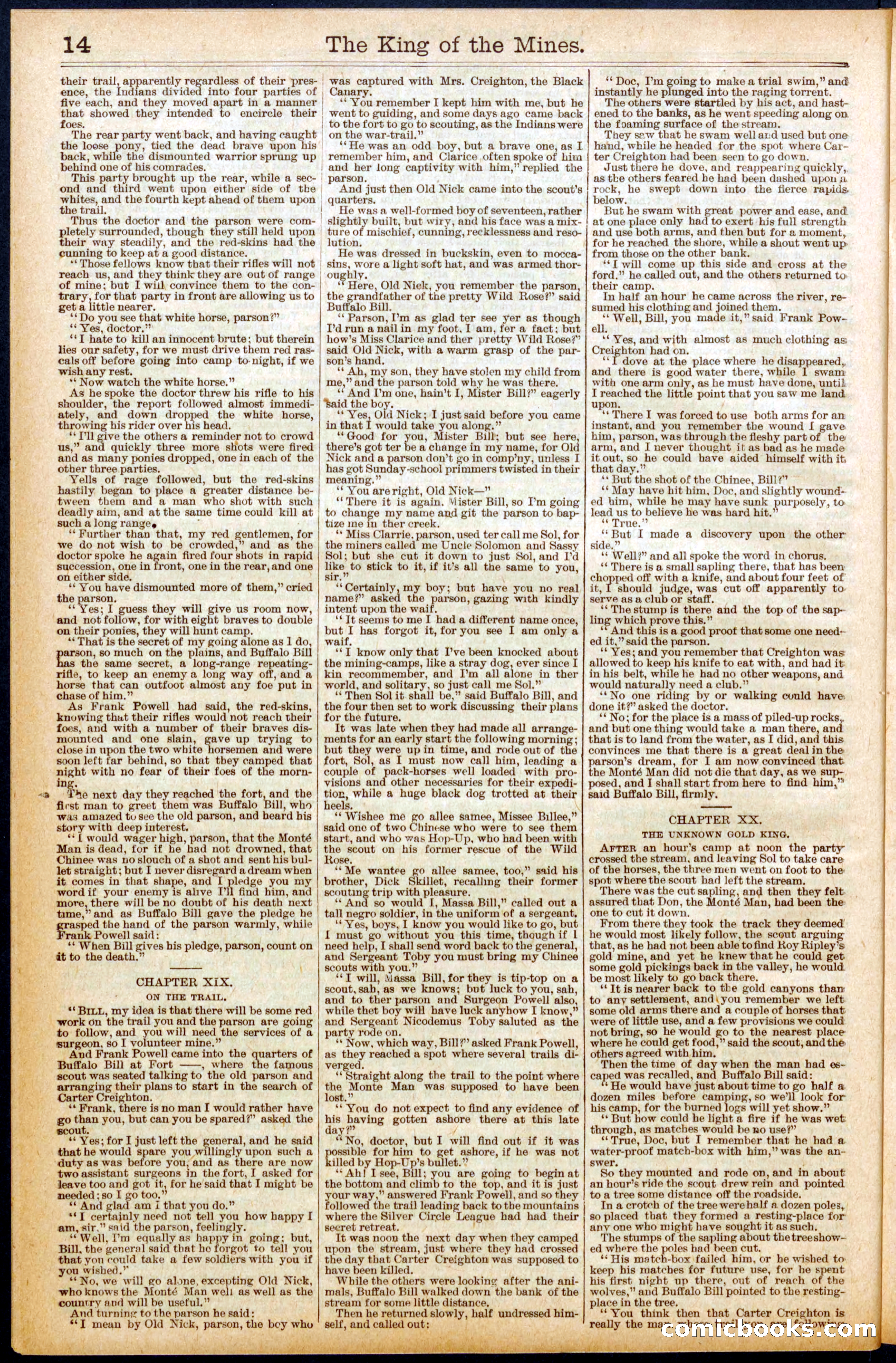 Buffalo Bill's Swoop by Colonel Prentiss Ingraham — page 14 of 32