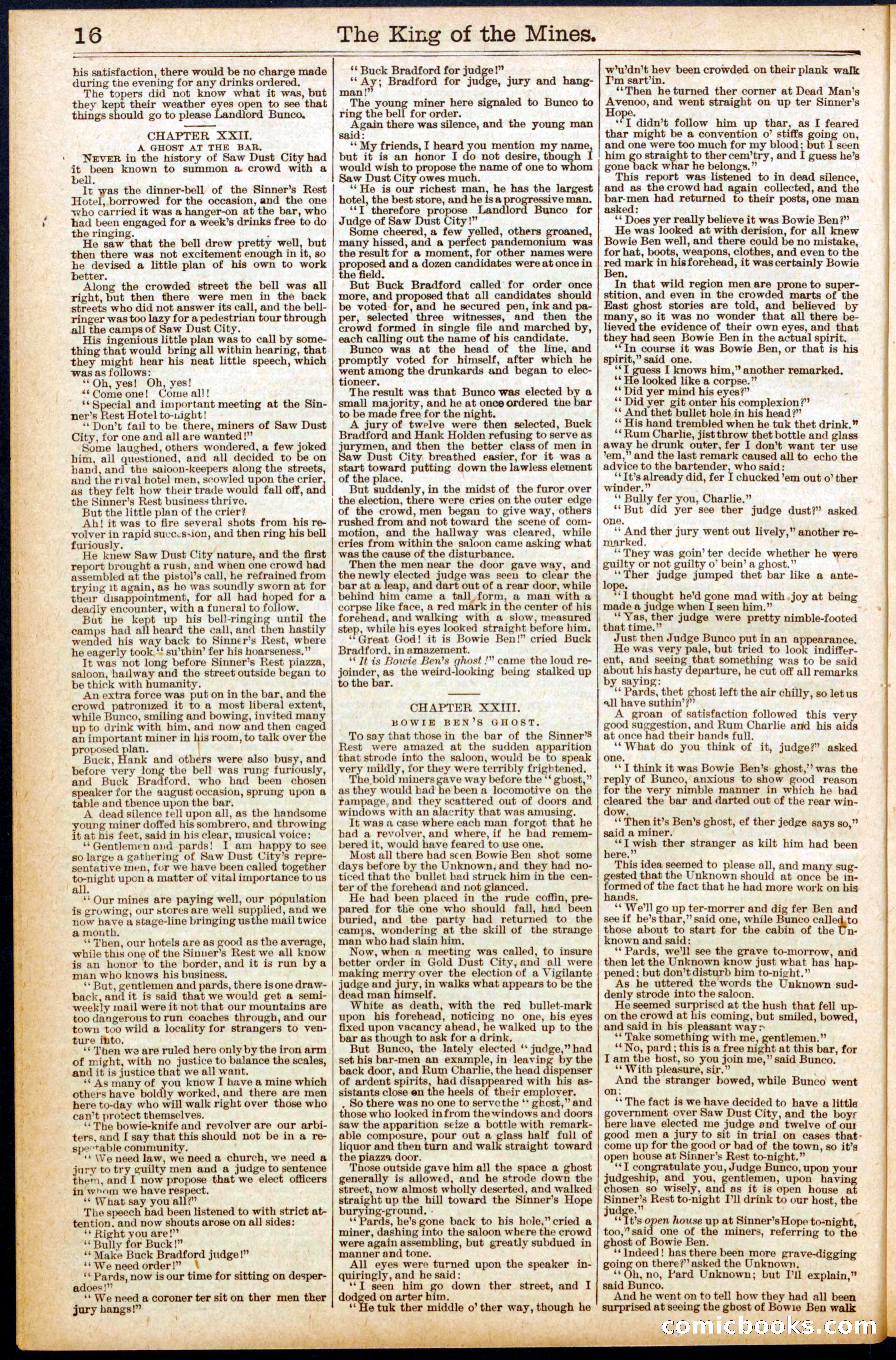 Buffalo Bill's Swoop by Colonel Prentiss Ingraham — page 16 of 32