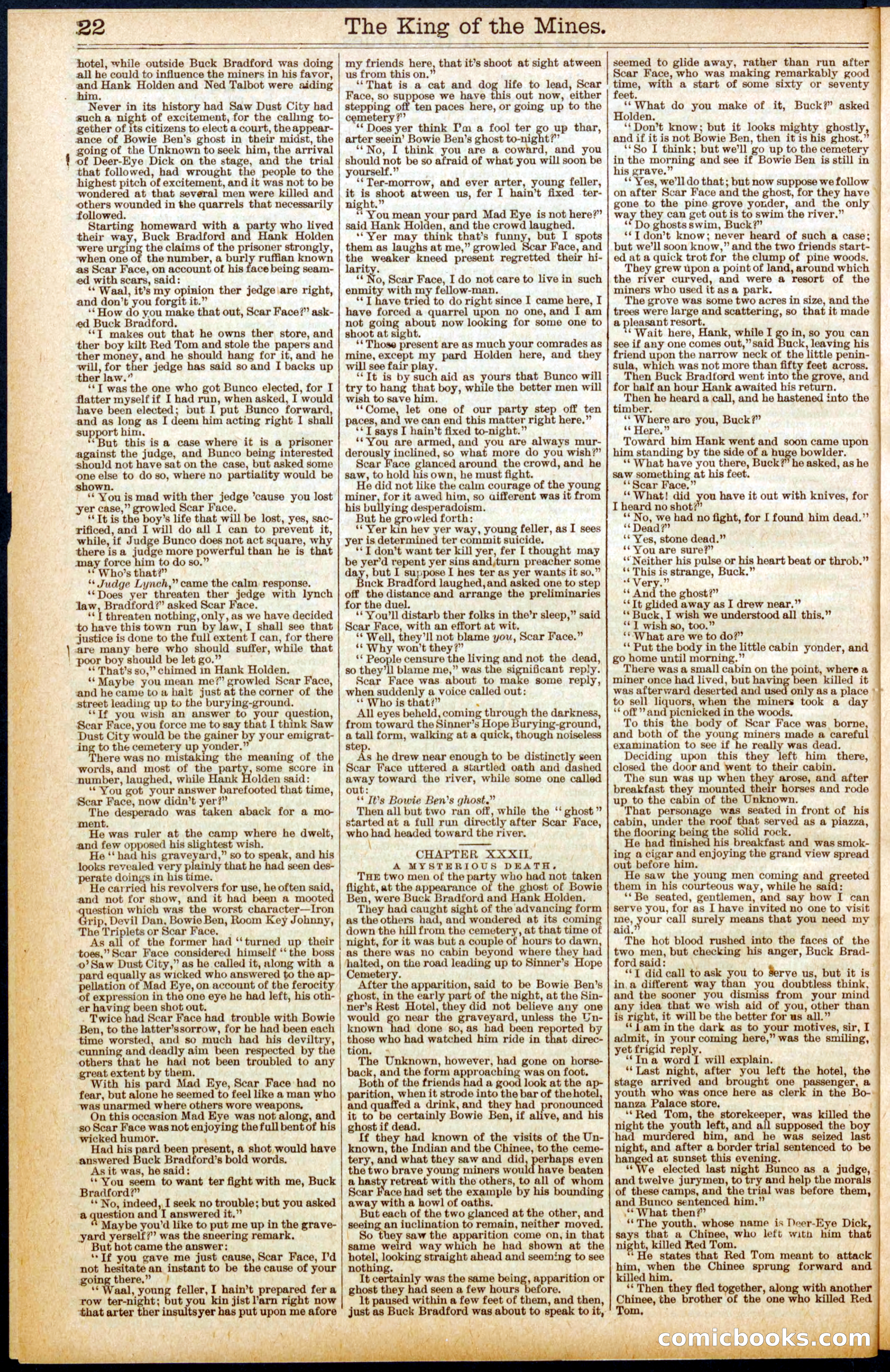 Buffalo Bill's Swoop by Colonel Prentiss Ingraham — page 22 of 32