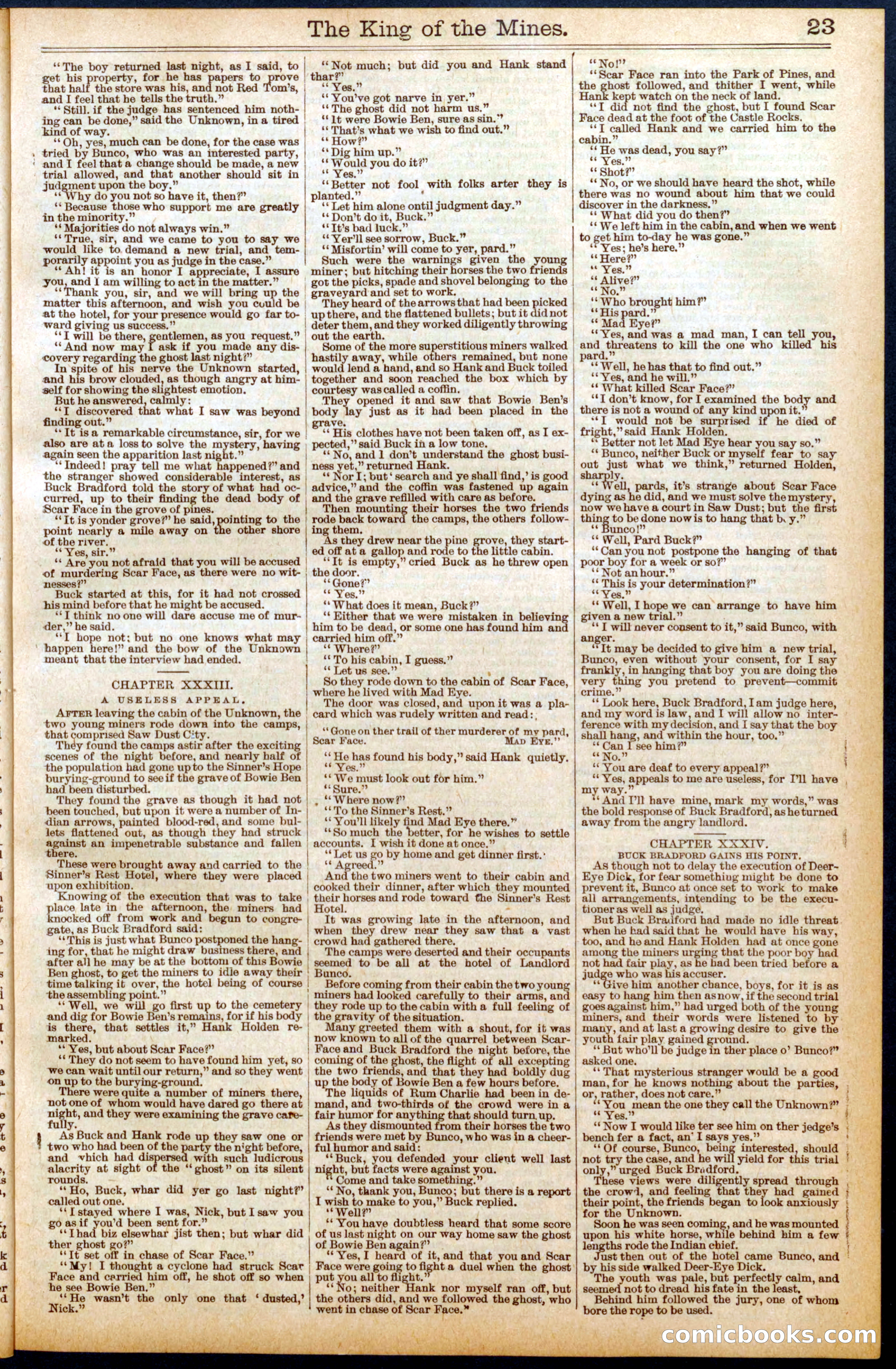 Buffalo Bill's Swoop by Colonel Prentiss Ingraham — page 23 of 32