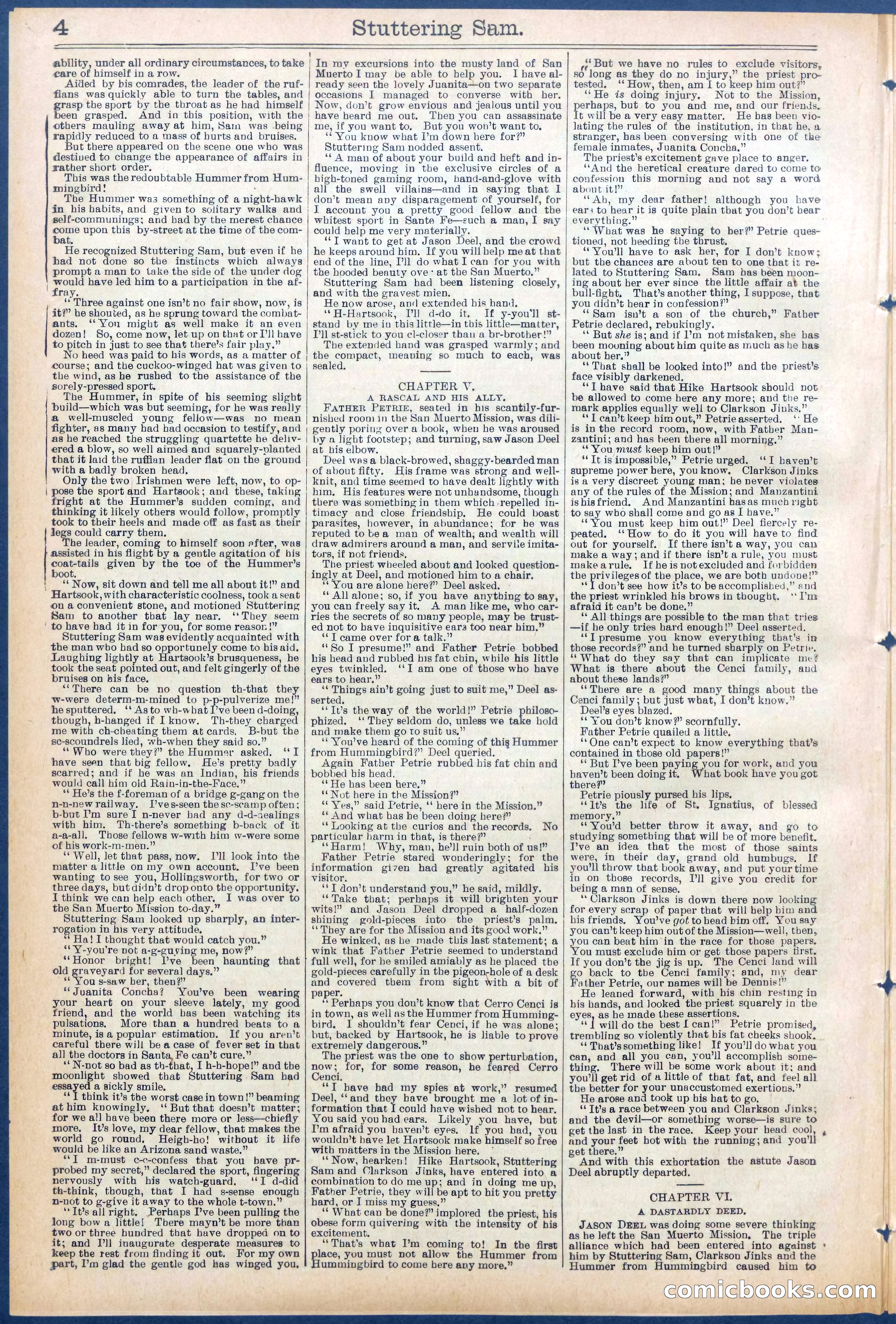 Beadle's New York Dime Library No. 673 — page 4 of 32