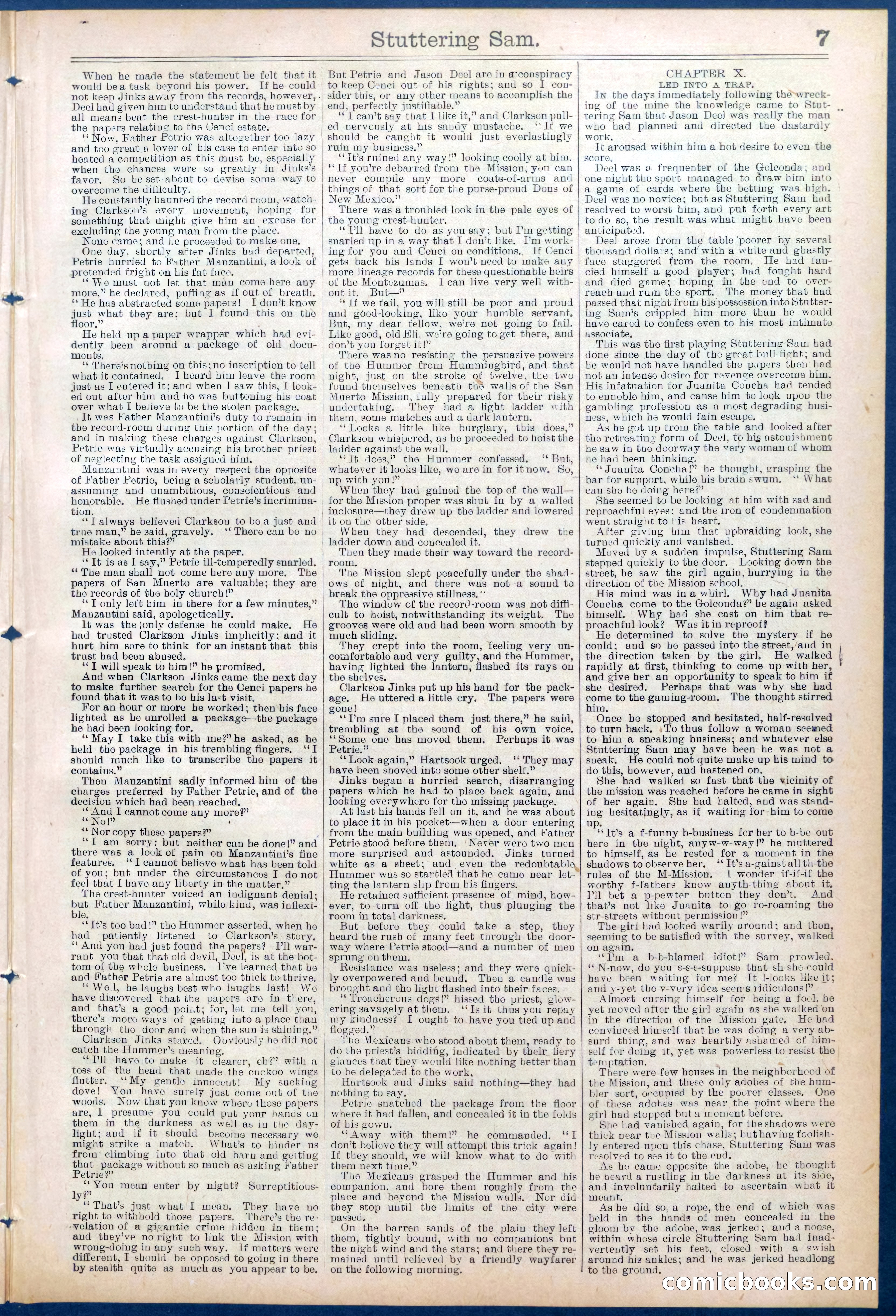 Beadle's New York Dime Library No. 673 — page 7 of 32