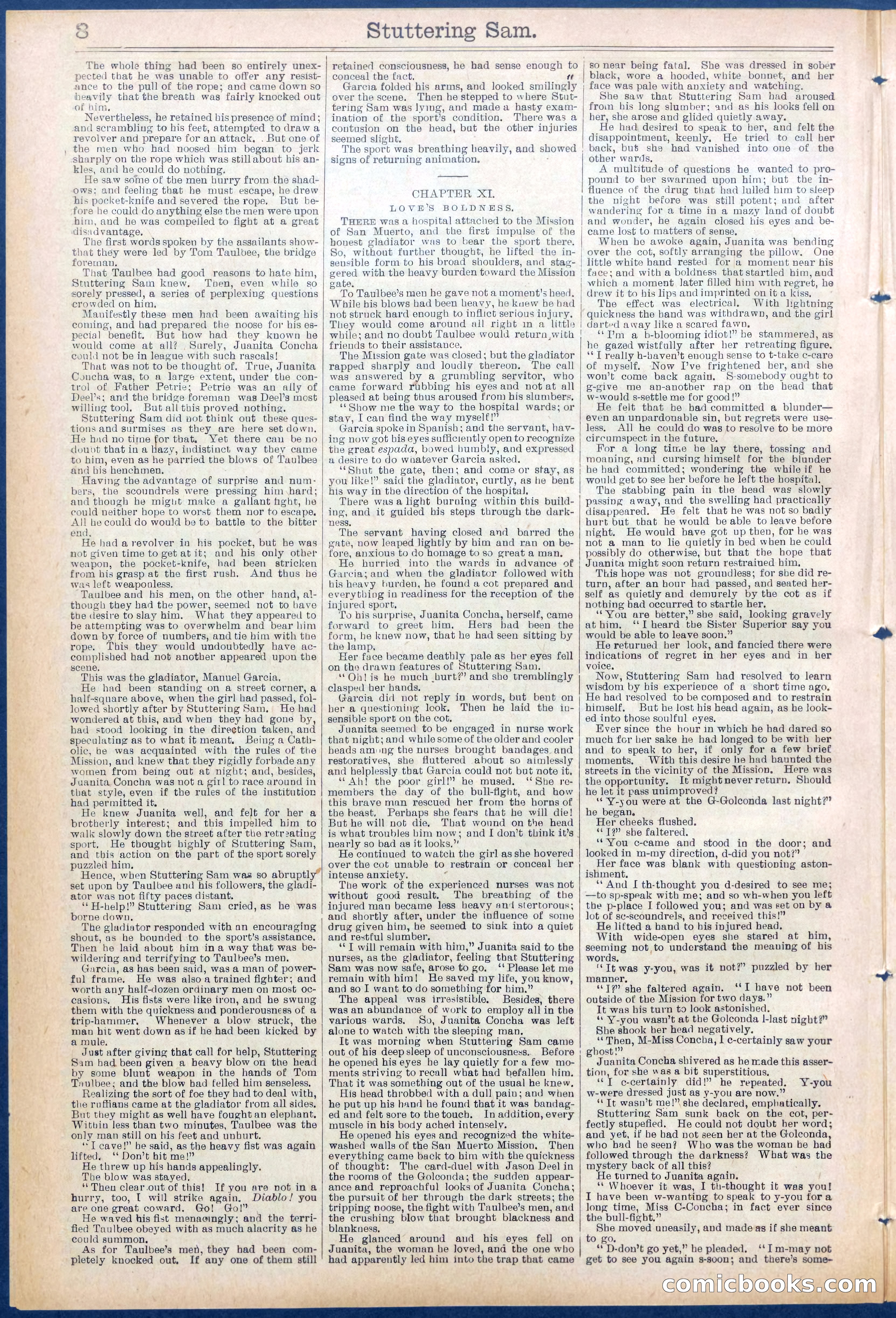 Beadle's New York Dime Library No. 673 — page 8 of 32