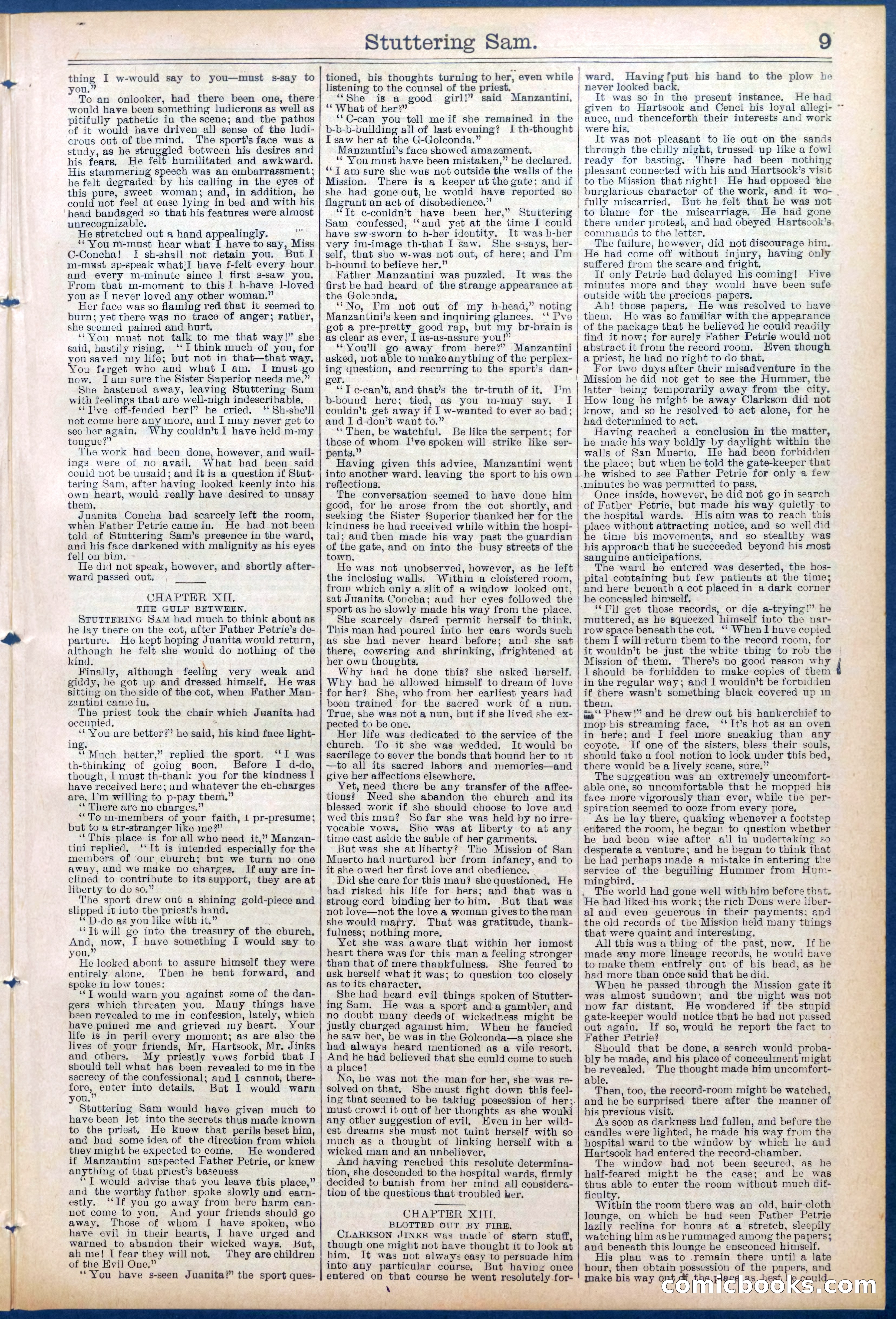 Beadle's New York Dime Library No. 673 — page 9 of 32