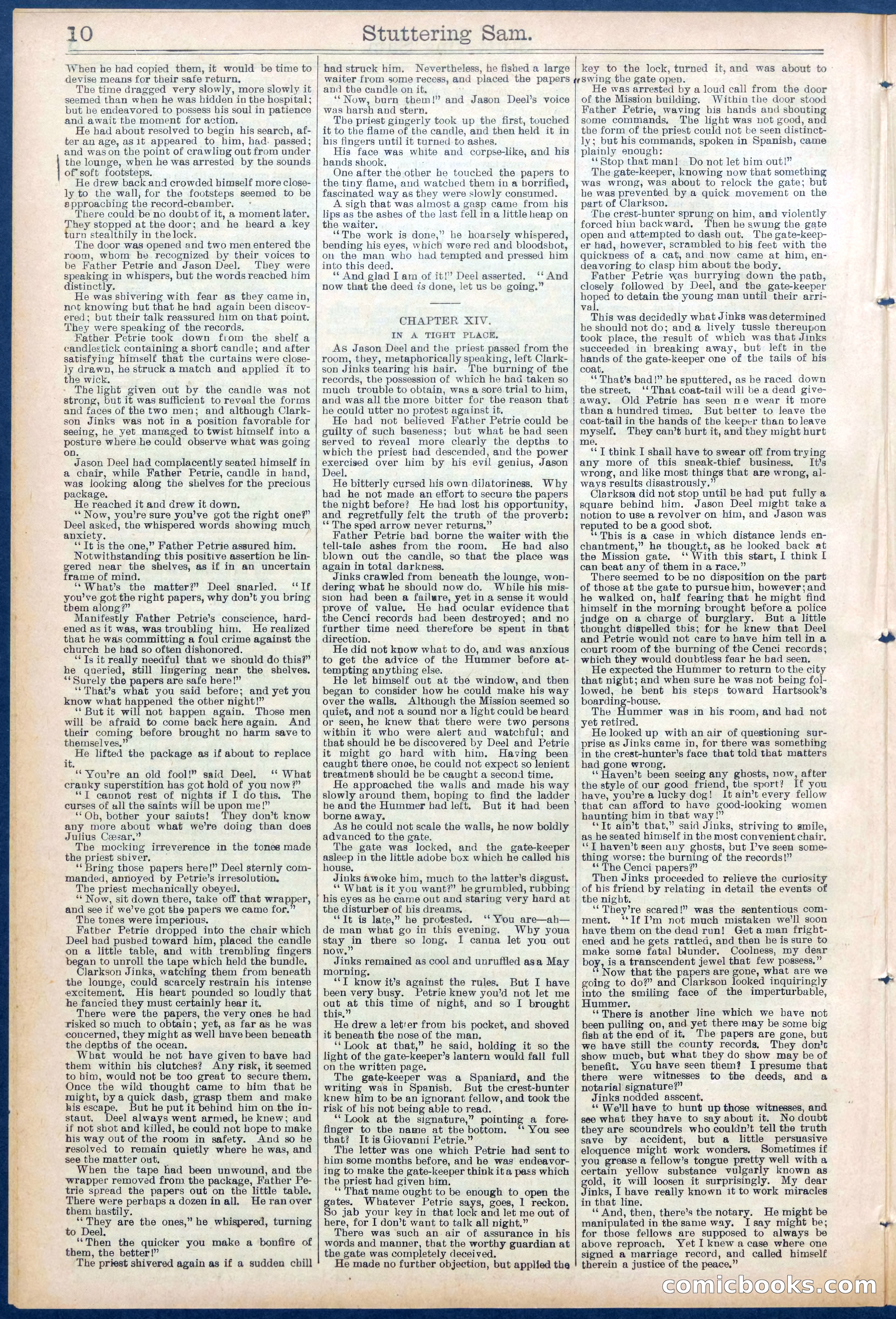Beadle's New York Dime Library No. 673 — page 10 of 32