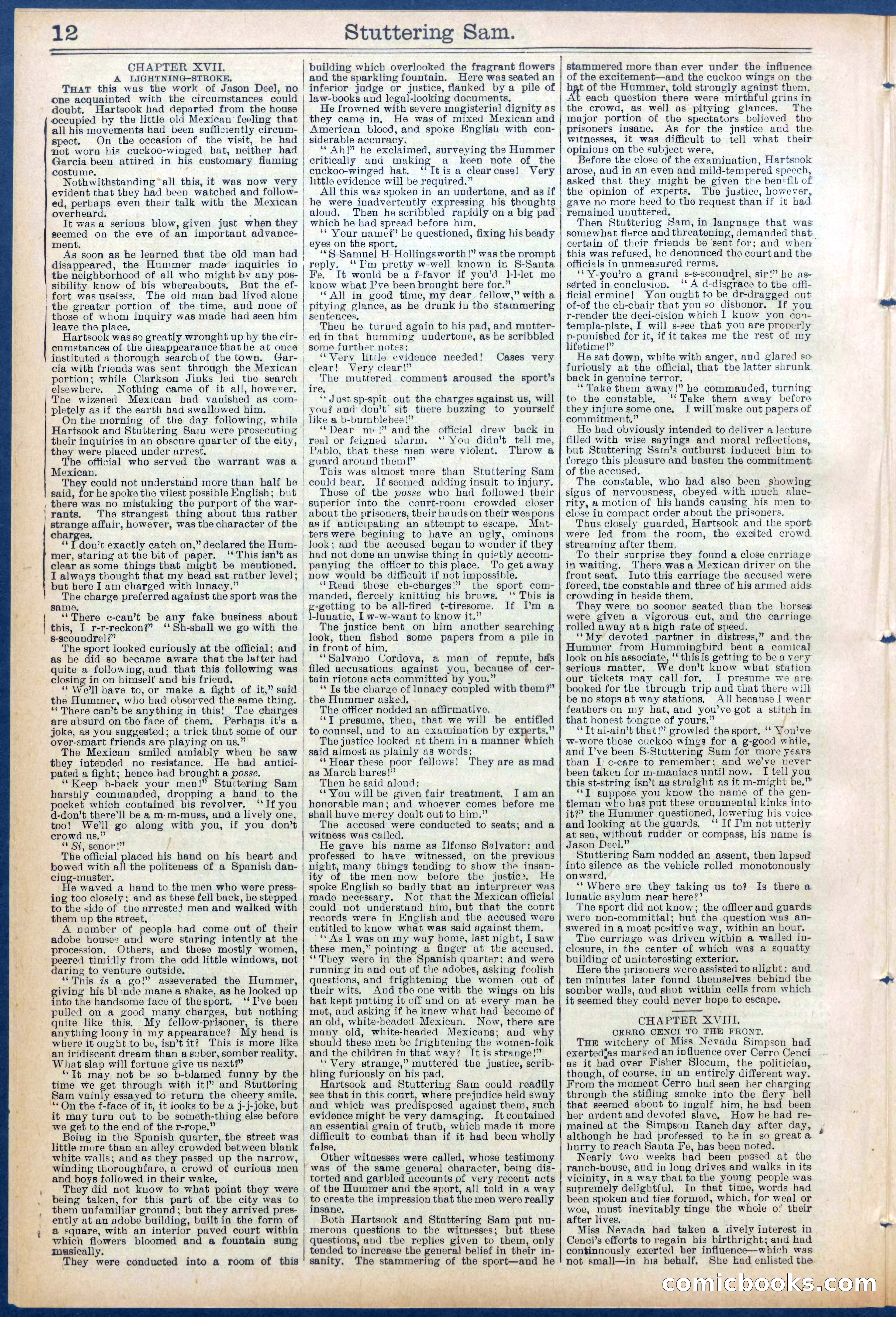 Beadle's New York Dime Library No. 673 — page 12 of 32