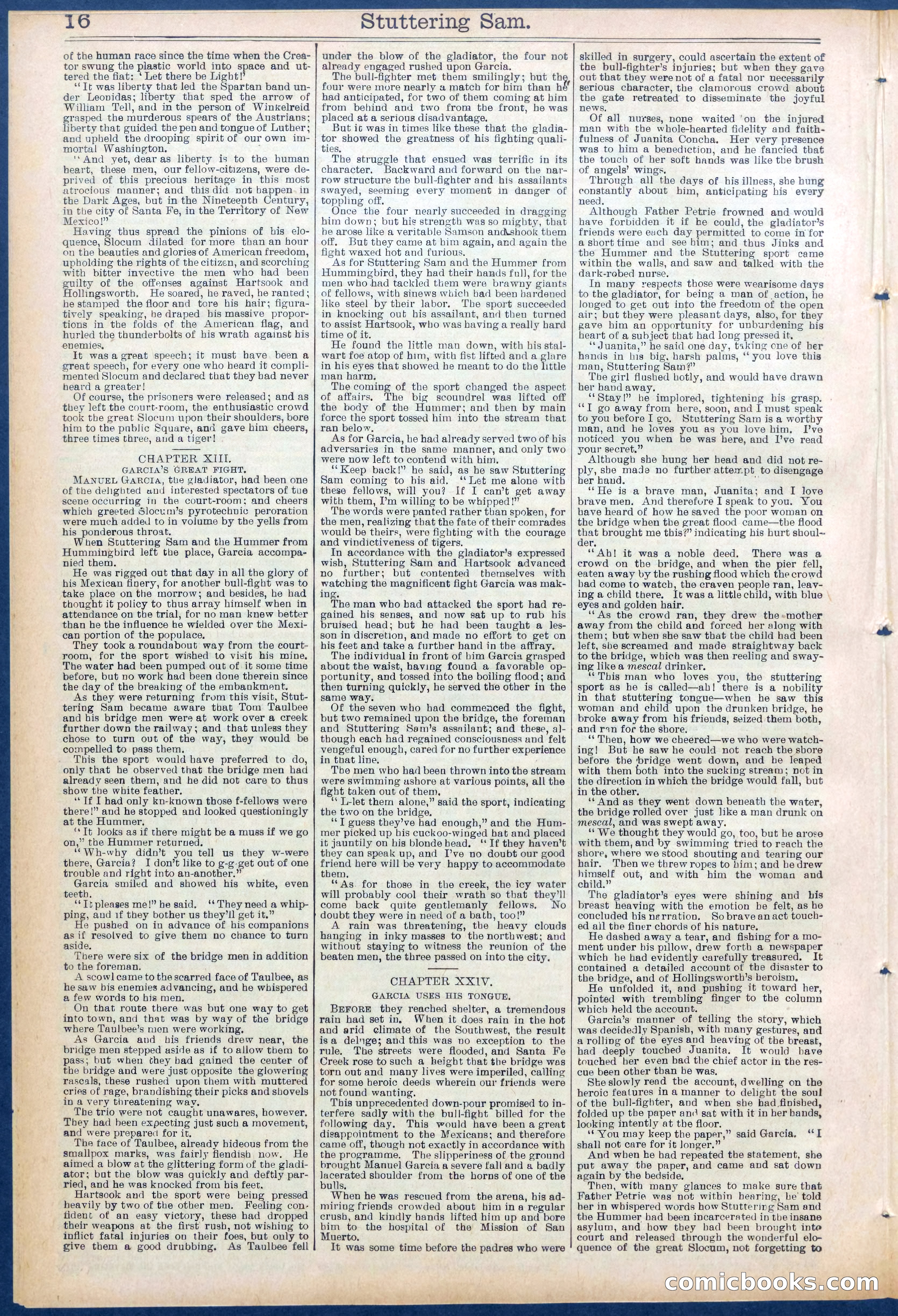 Beadle's New York Dime Library No. 673 — page 16 of 32