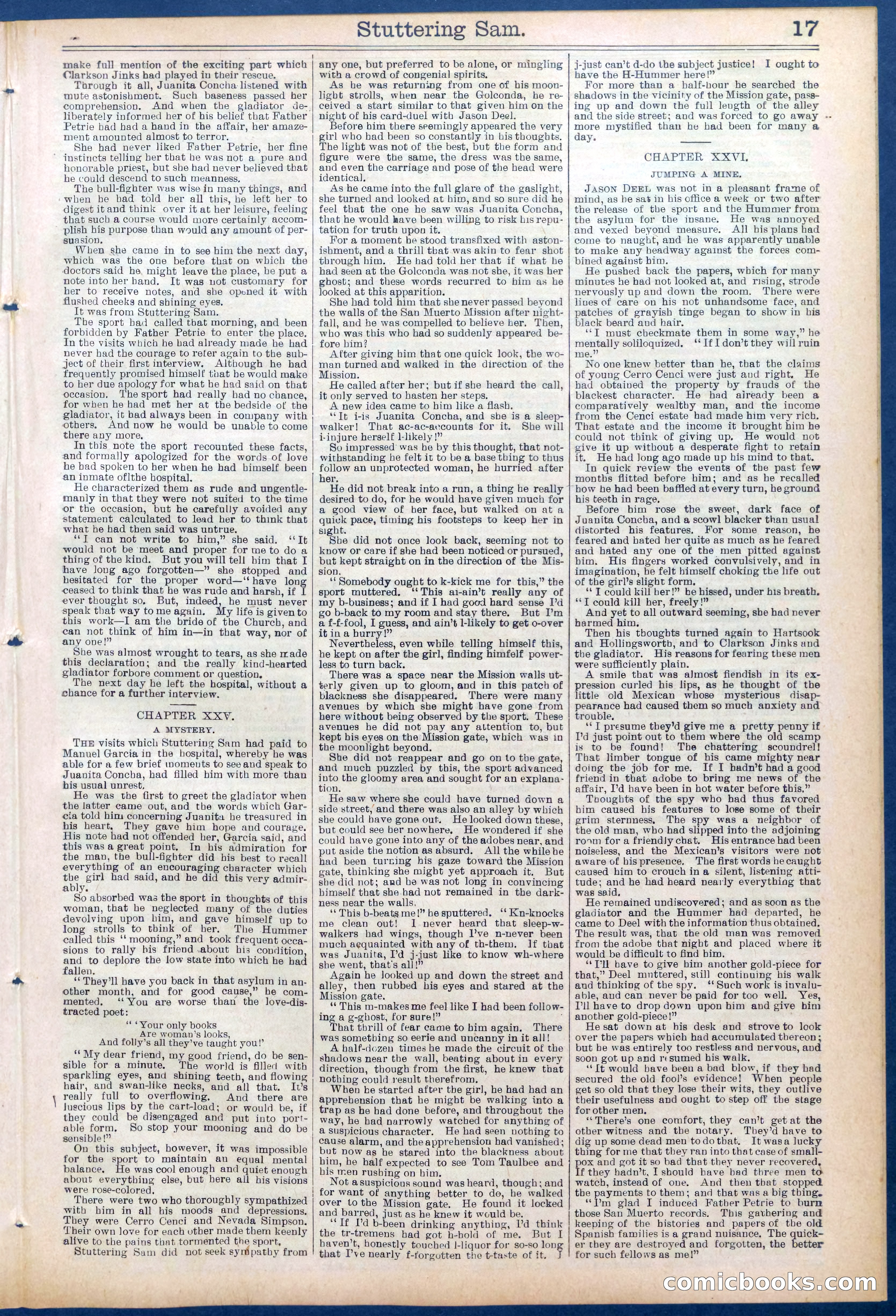 Beadle's New York Dime Library No. 673 — page 17 of 32
