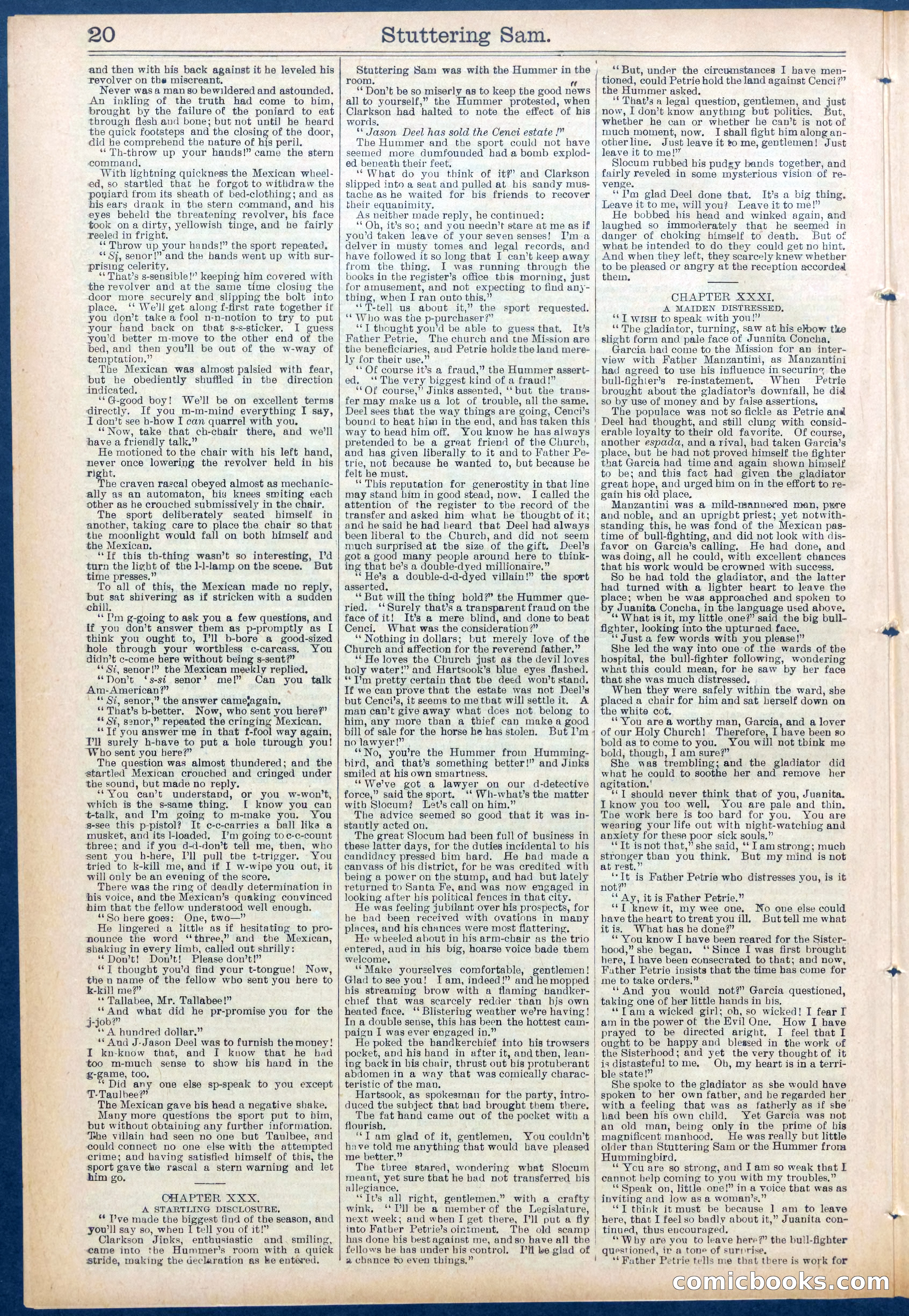 Beadle's New York Dime Library No. 673 — page 20 of 32