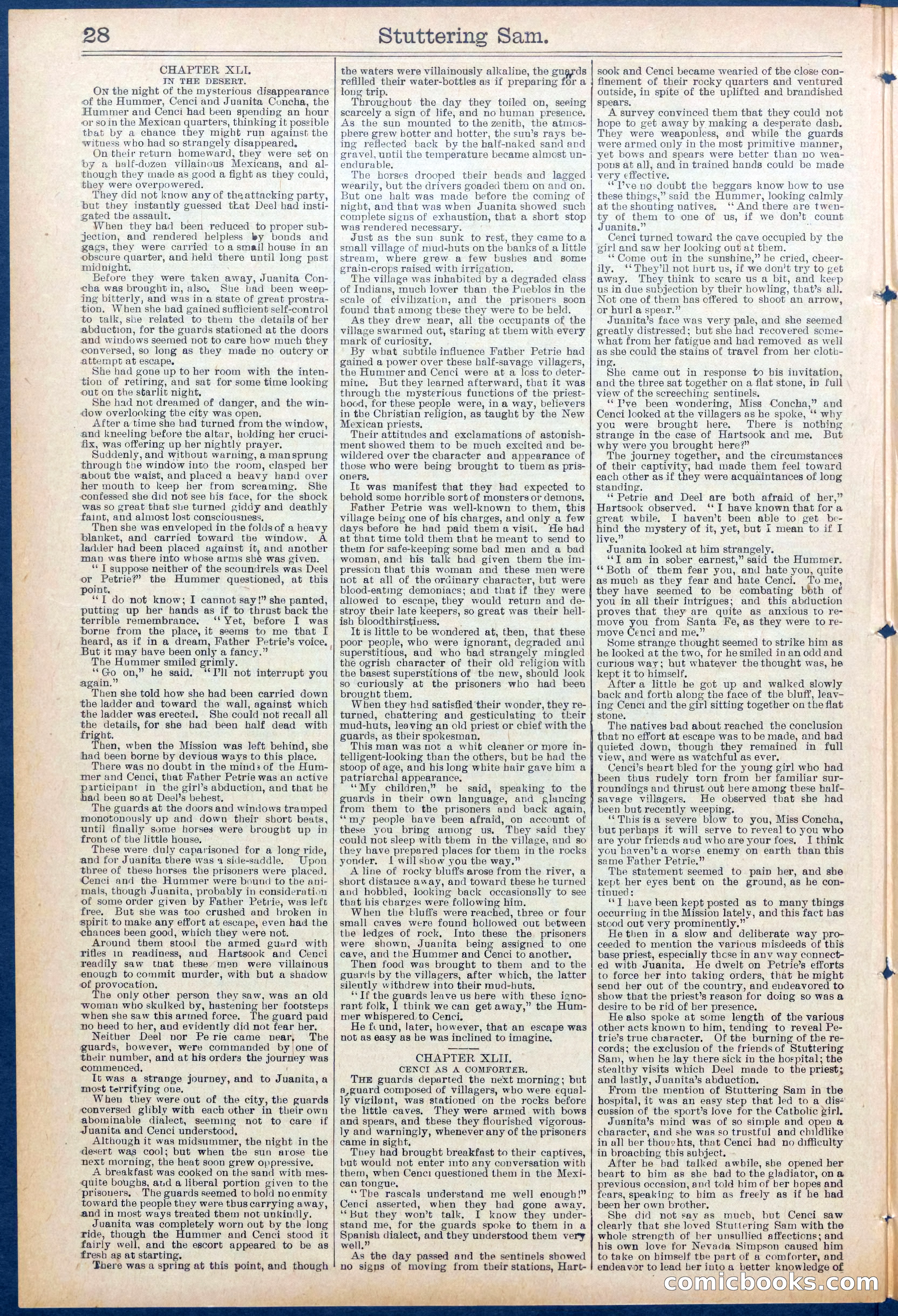 Beadle's New York Dime Library No. 673 — page 28 of 32