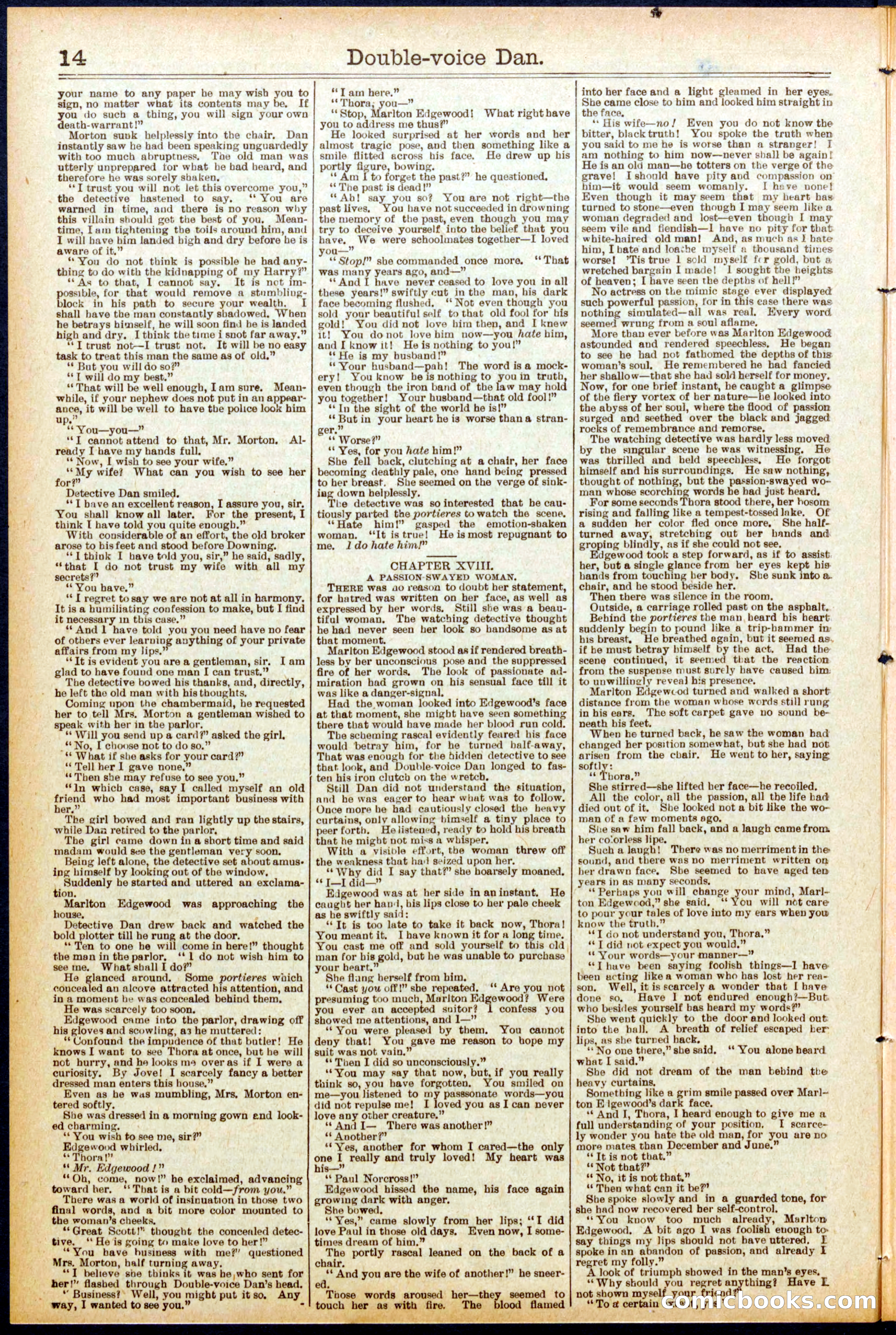 Beadle's Dime Library No. 696 — page 14 of 32