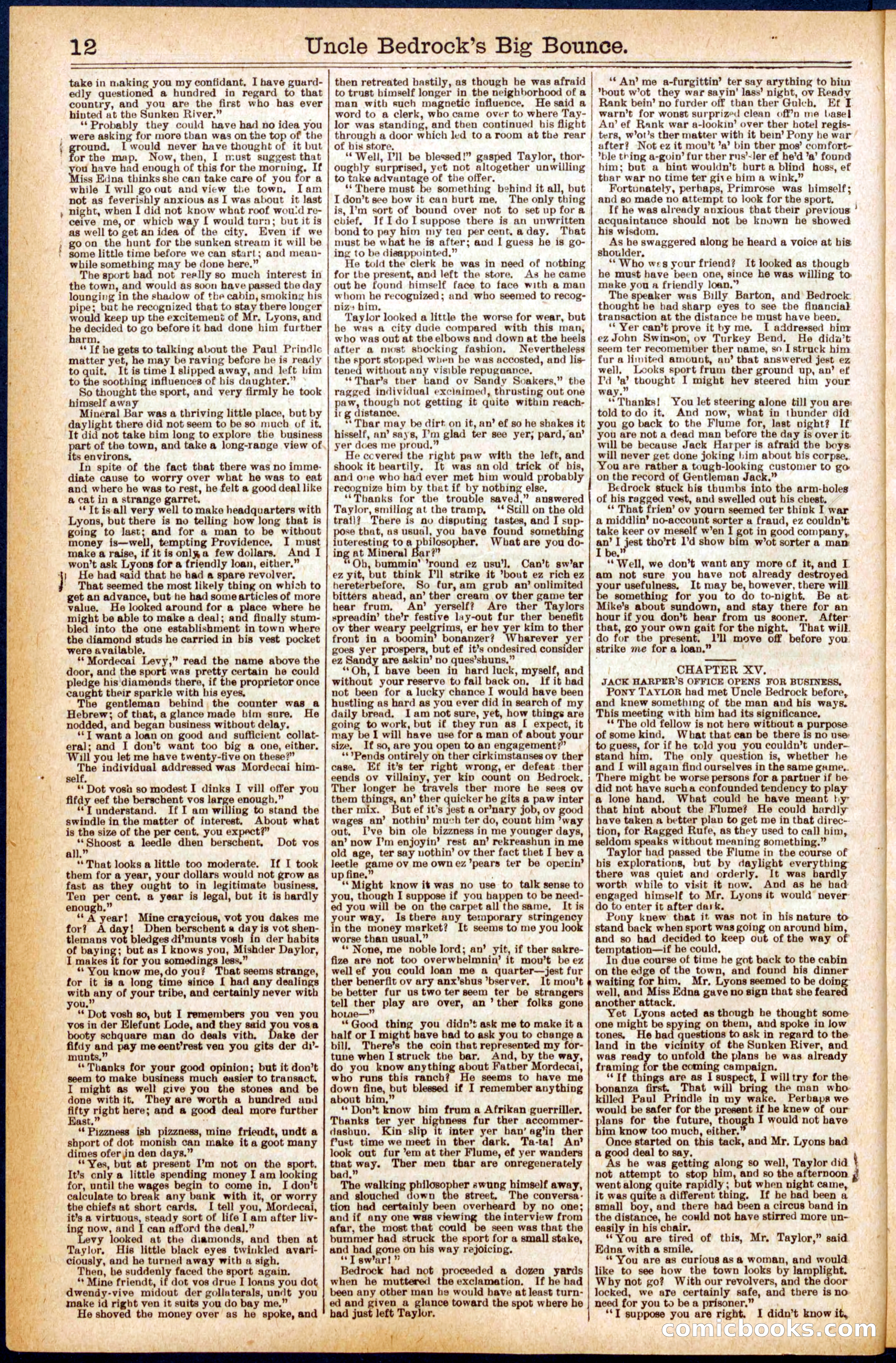 Beadle's Dime Library No. 718 — page 12 of 32