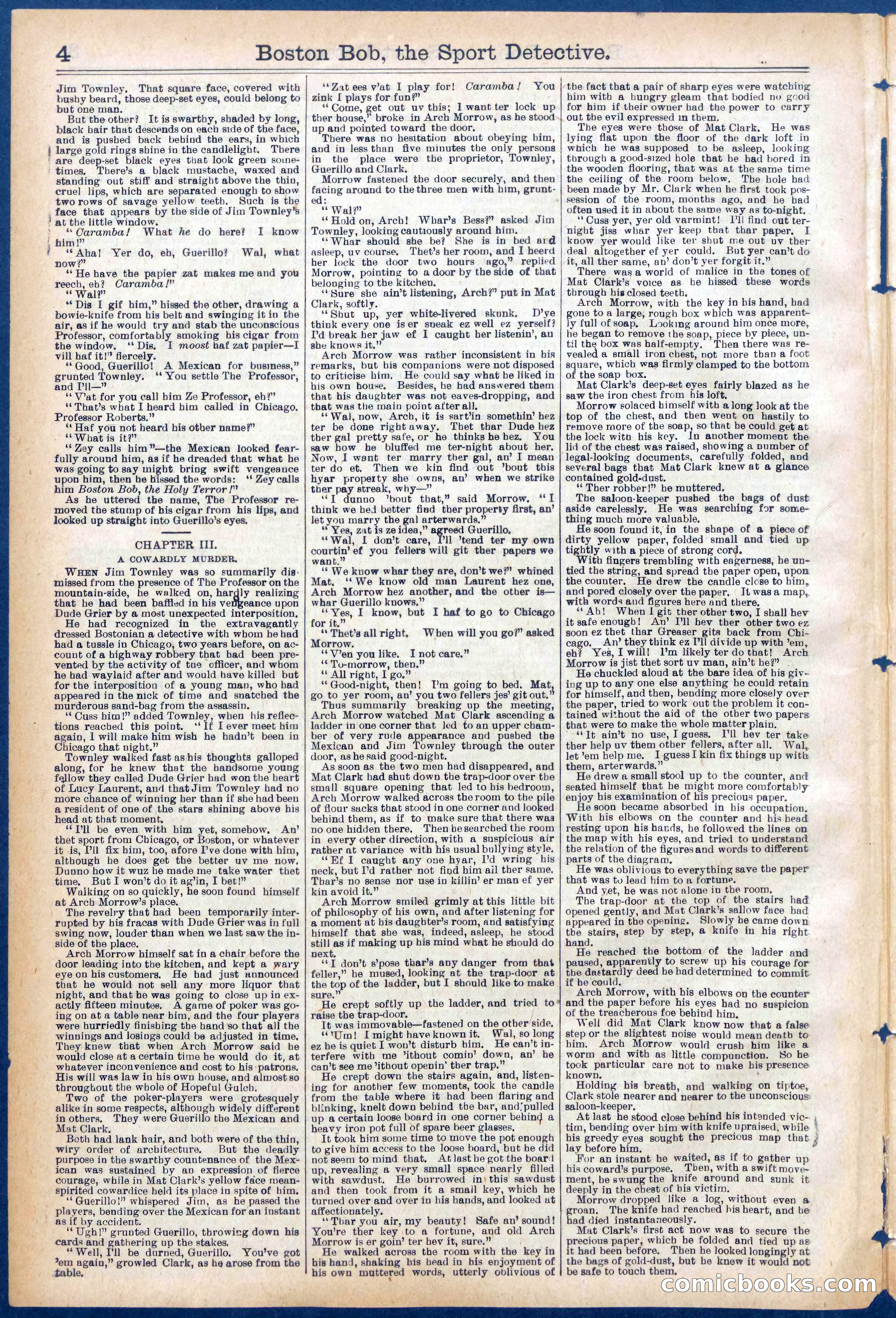 Beadle's Dime Library No. 719 — page 4 of 32