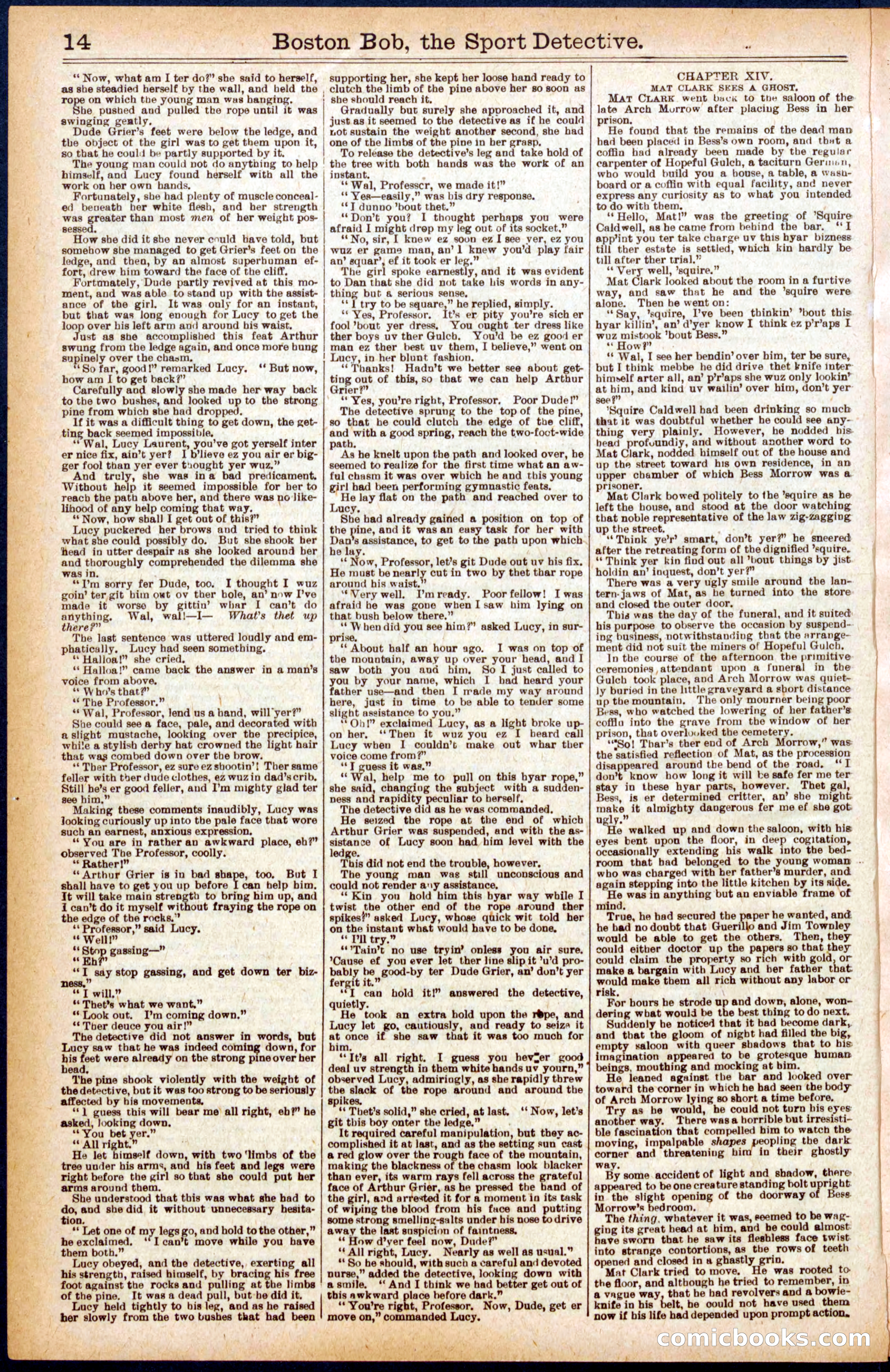 Beadle's Dime Library No. 719 — page 14 of 32