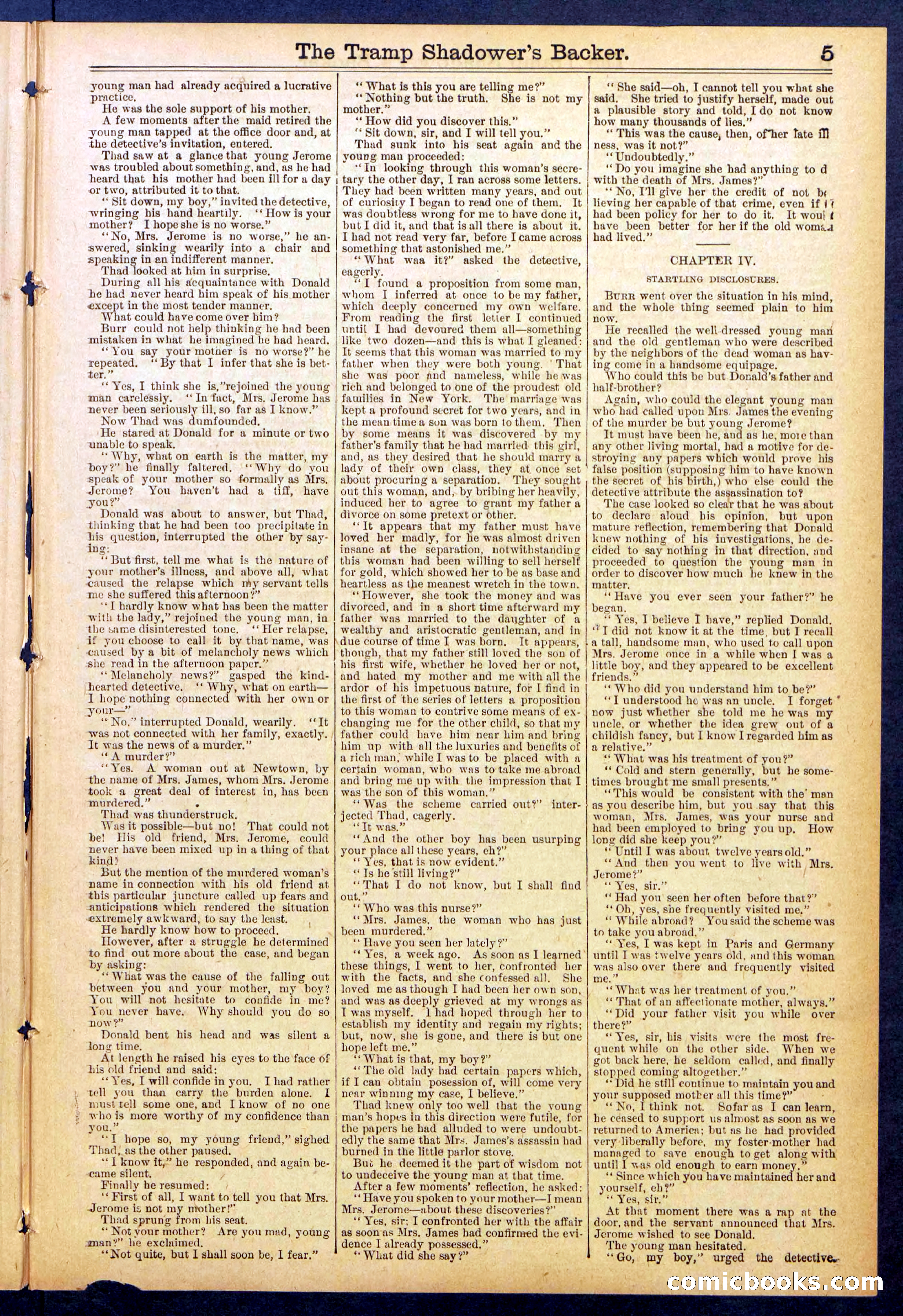 The Tramp Shadower's Backer — page 5 of 32