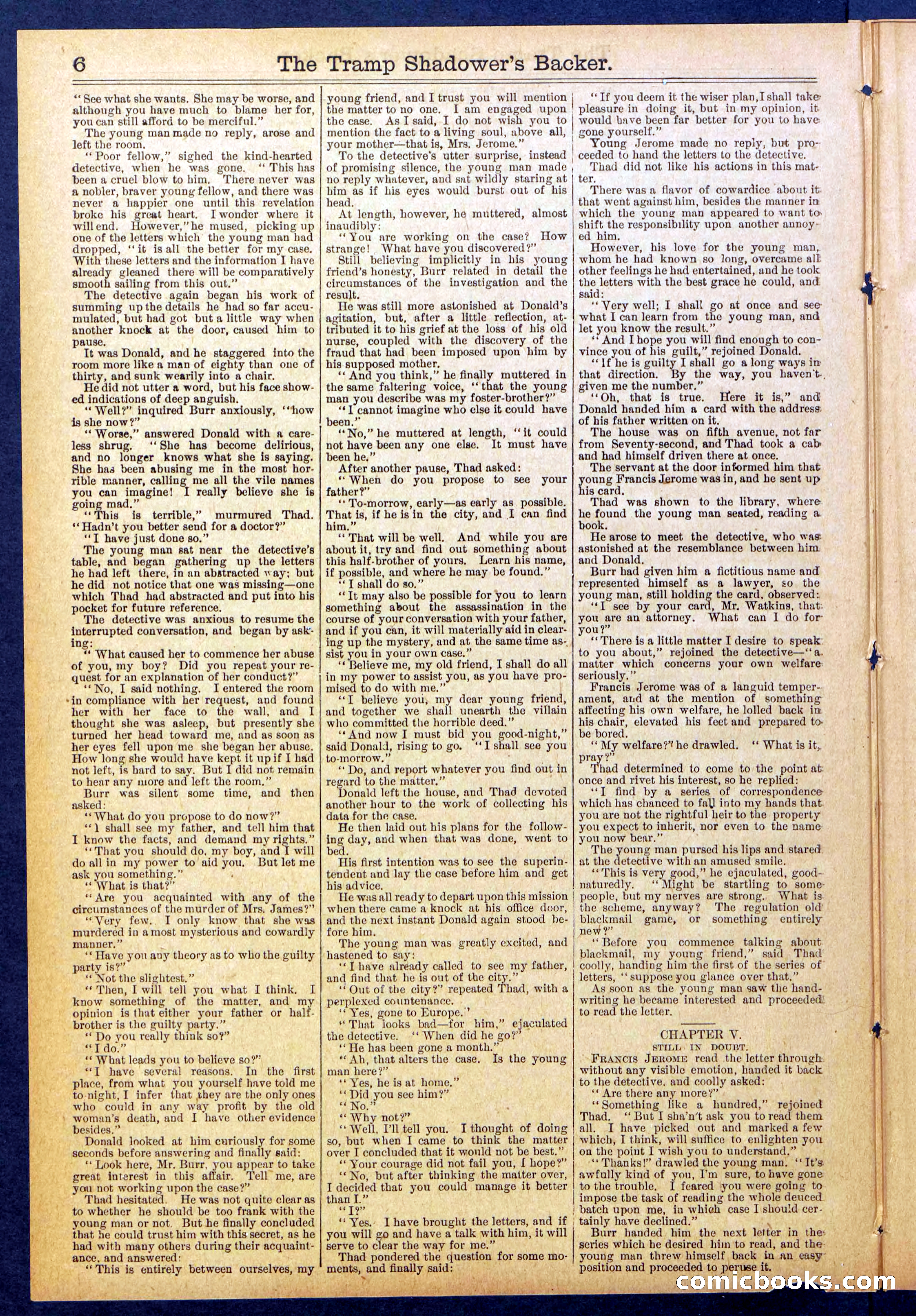 The Tramp Shadower's Backer — page 6 of 32