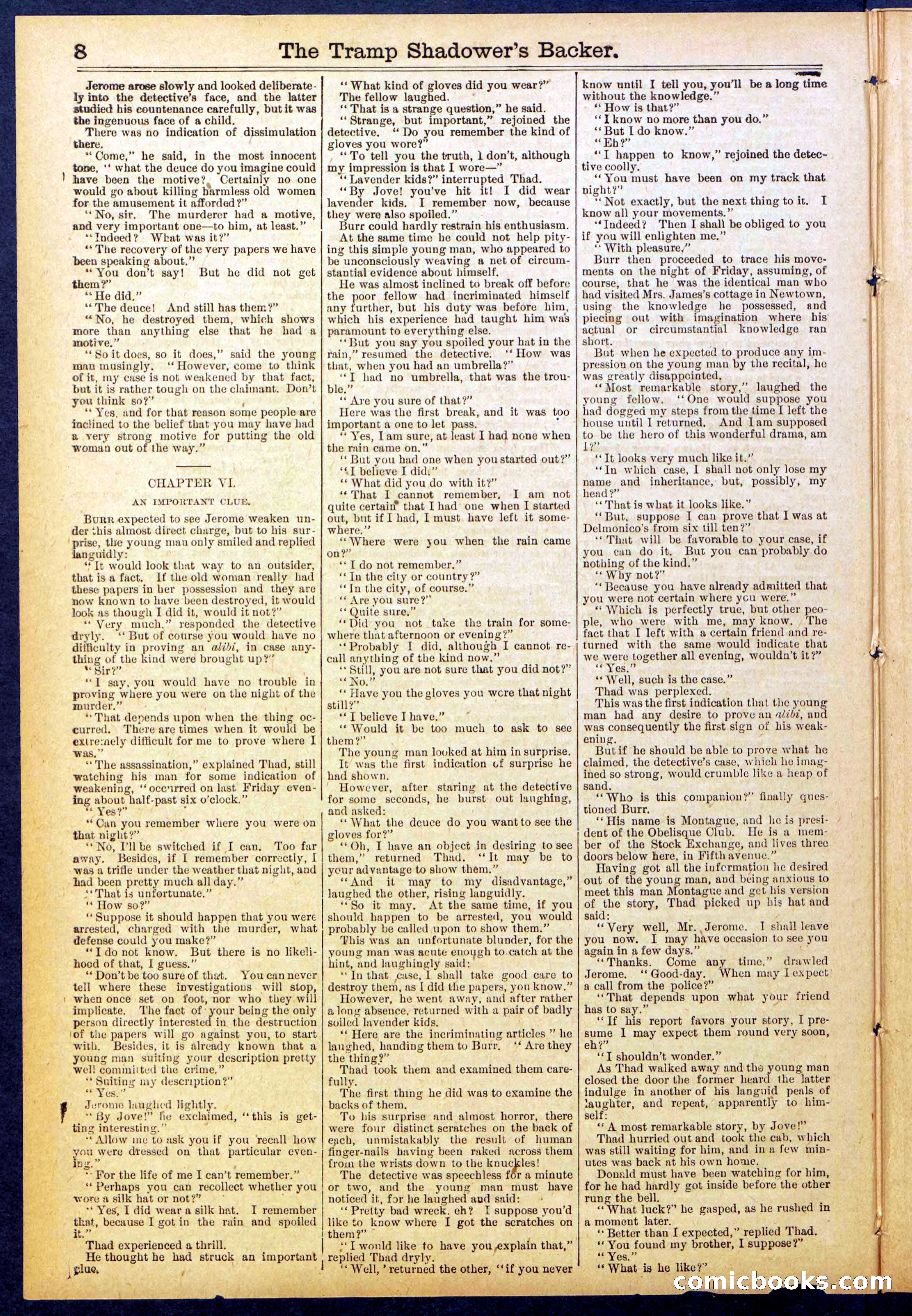 The Tramp Shadower's Backer — page 8 of 32