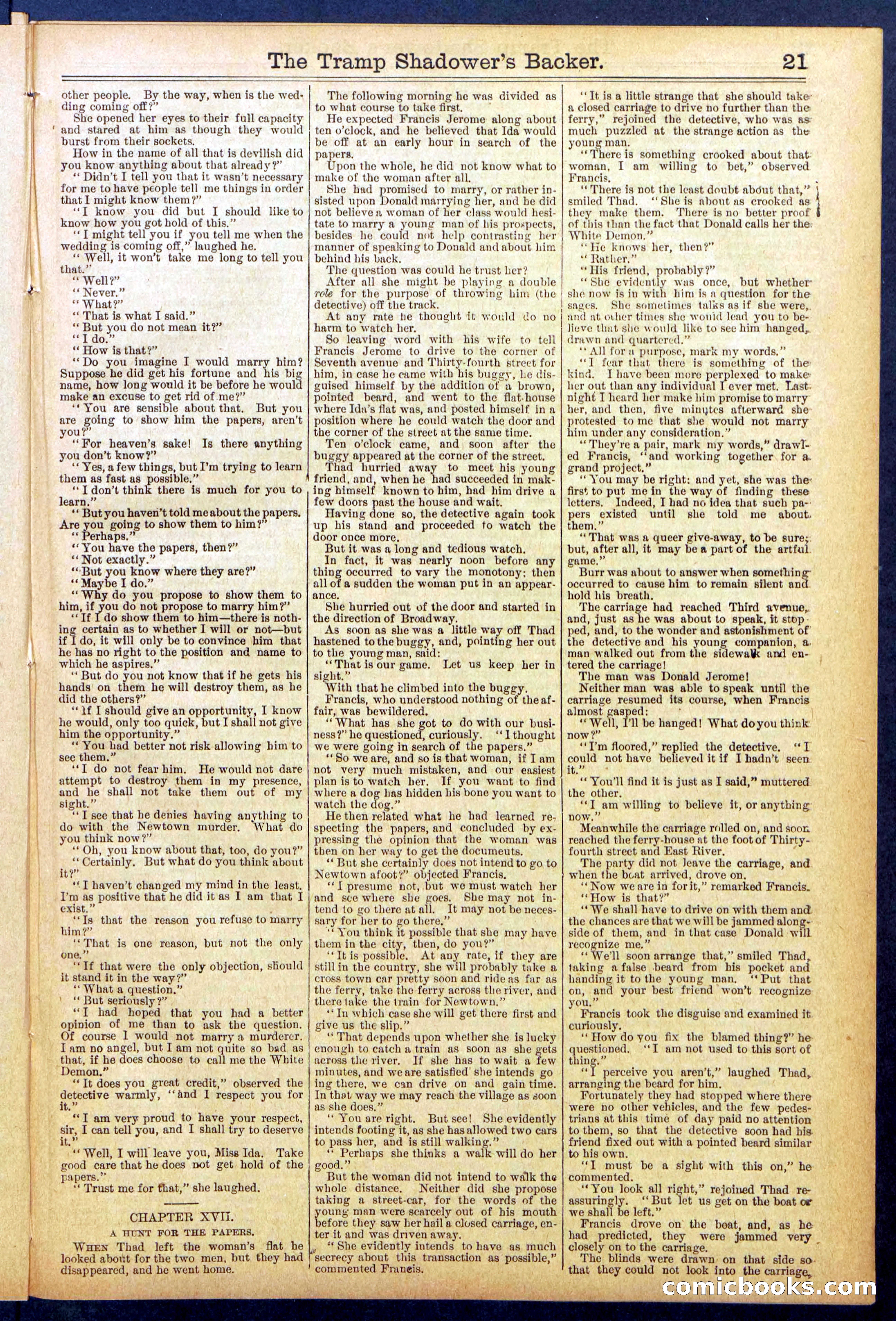 The Tramp Shadower's Backer — page 21 of 32
