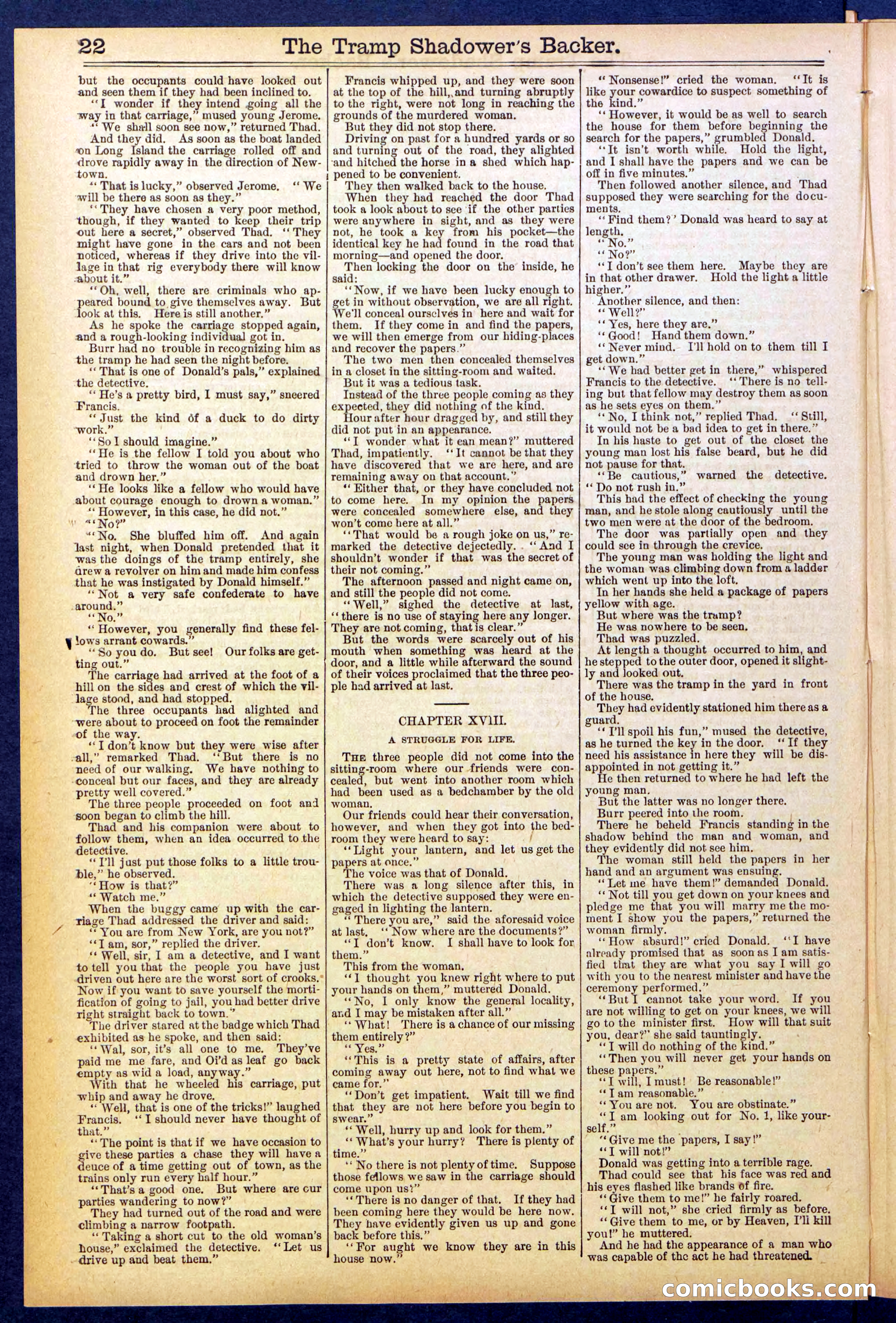 The Tramp Shadower's Backer — page 22 of 32