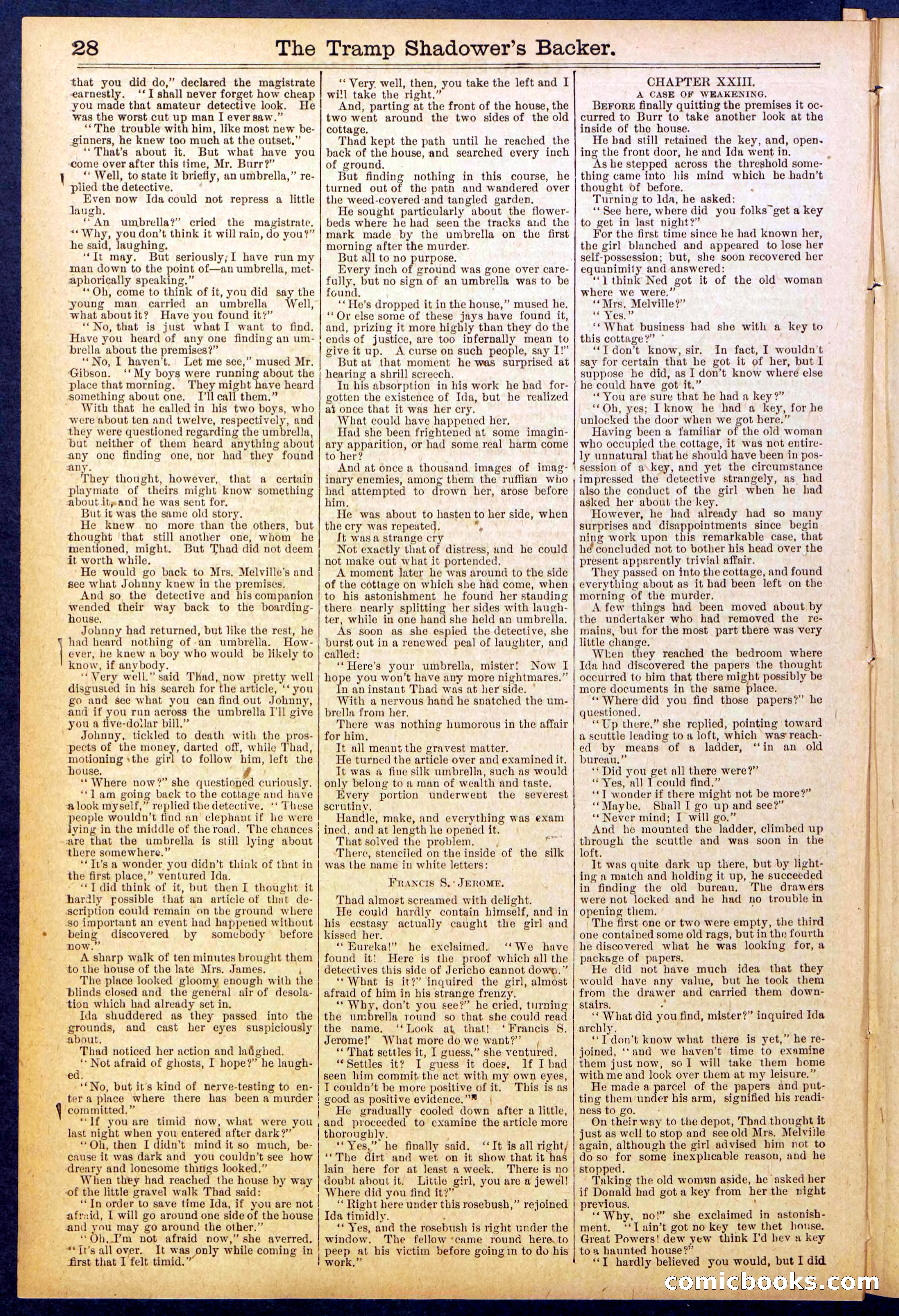 The Tramp Shadower's Backer — page 28 of 32