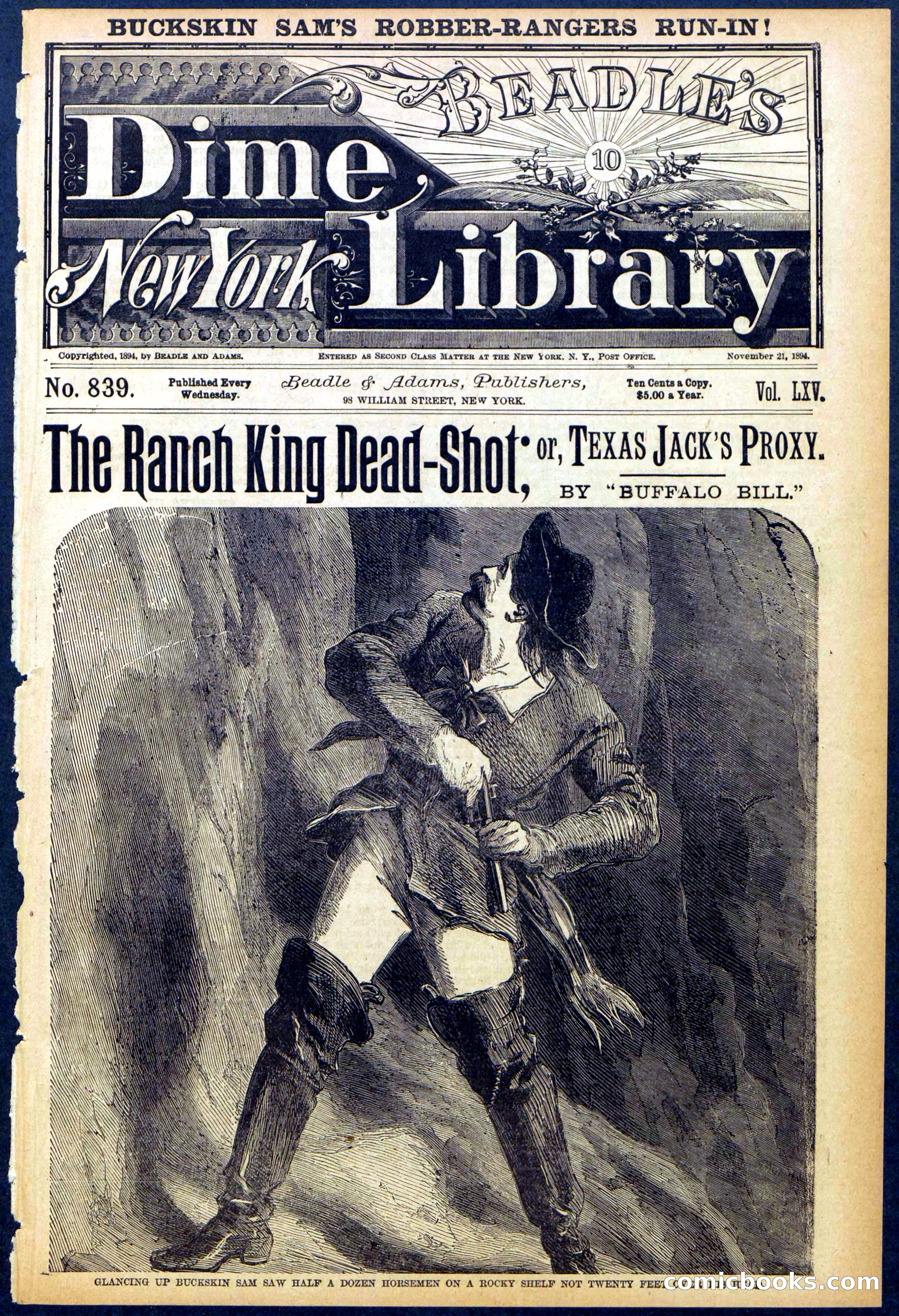The Ranch King Dead-Shot; or, Texas Jack's Proxy — page 1 of 32