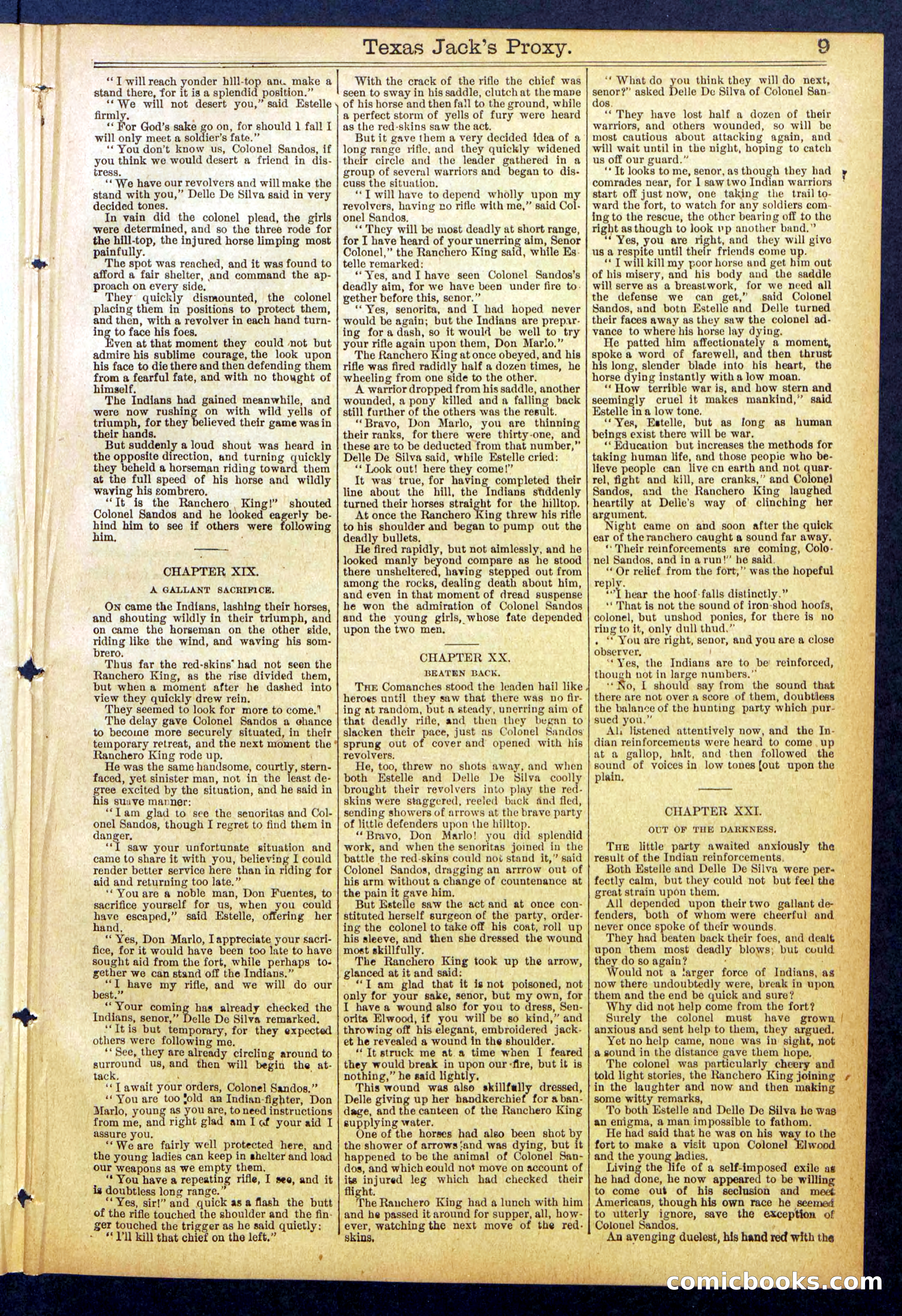 The Ranch King Dead-Shot; or, Texas Jack's Proxy — page 9 of 32