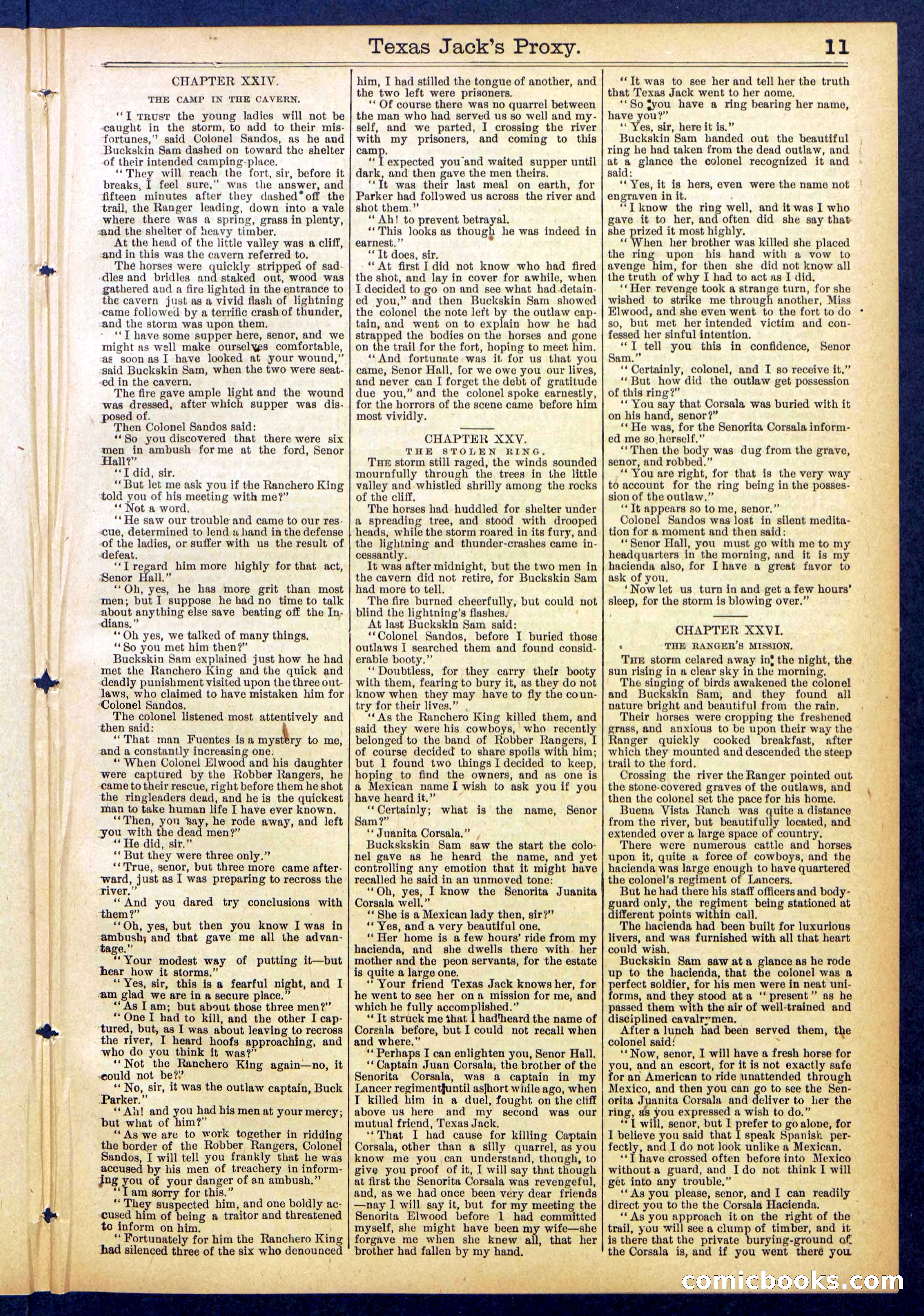 The Ranch King Dead-Shot; or, Texas Jack's Proxy — page 11 of 32