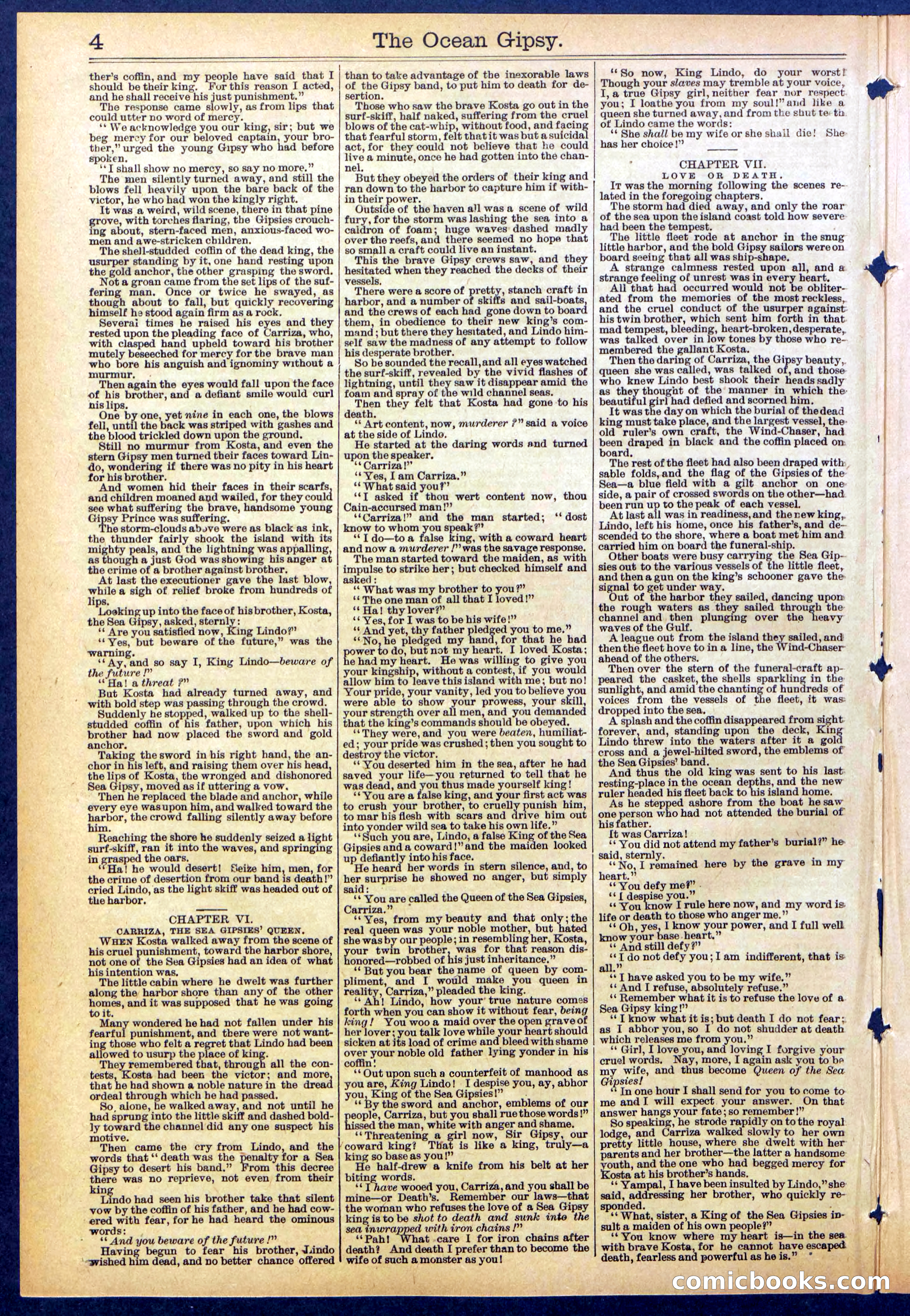 The Ocean Gipsy; or, Cruiser Kostas' Hunt Down — page 4 of 32