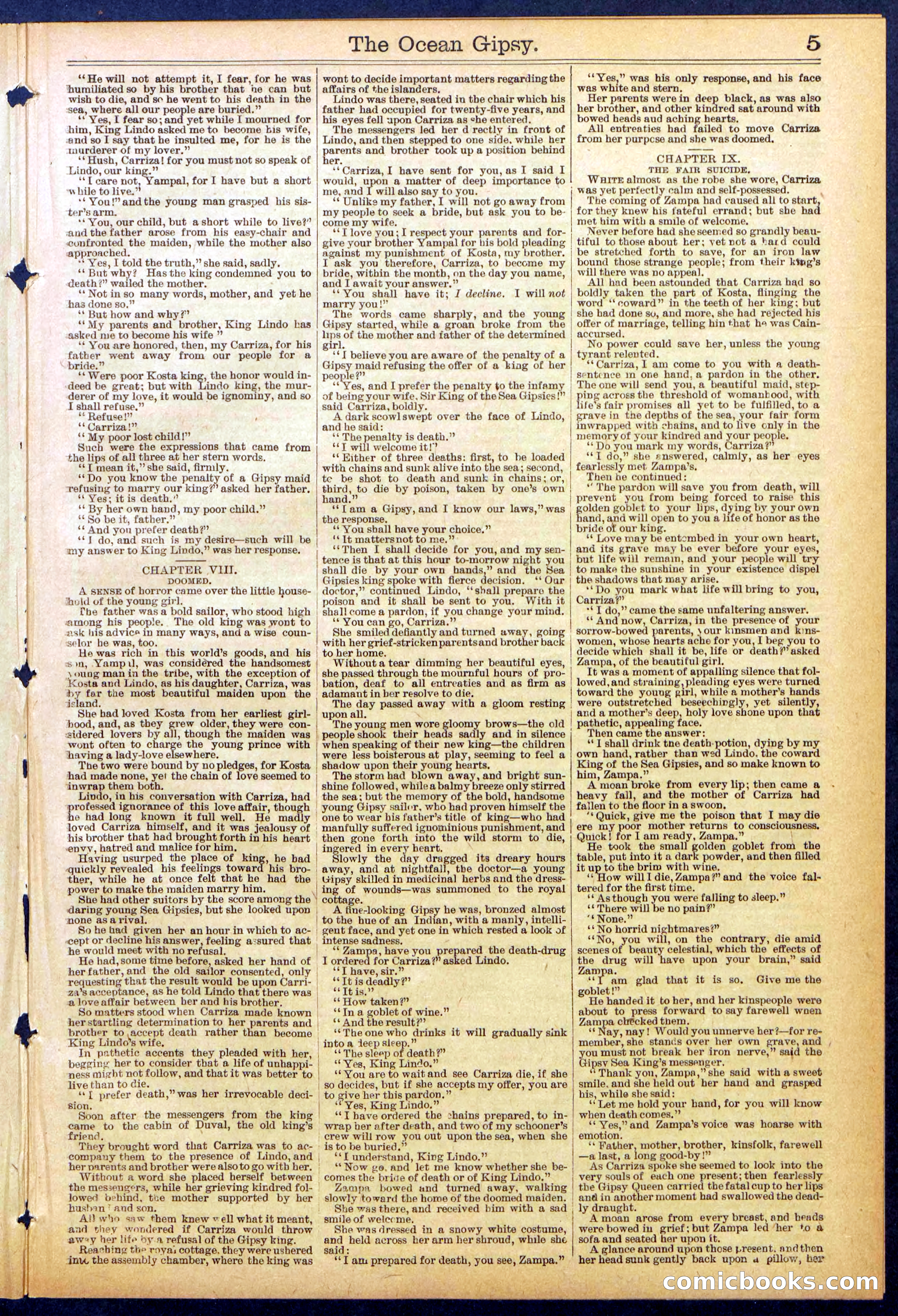 The Ocean Gipsy; or, Cruiser Kostas' Hunt Down — page 5 of 32