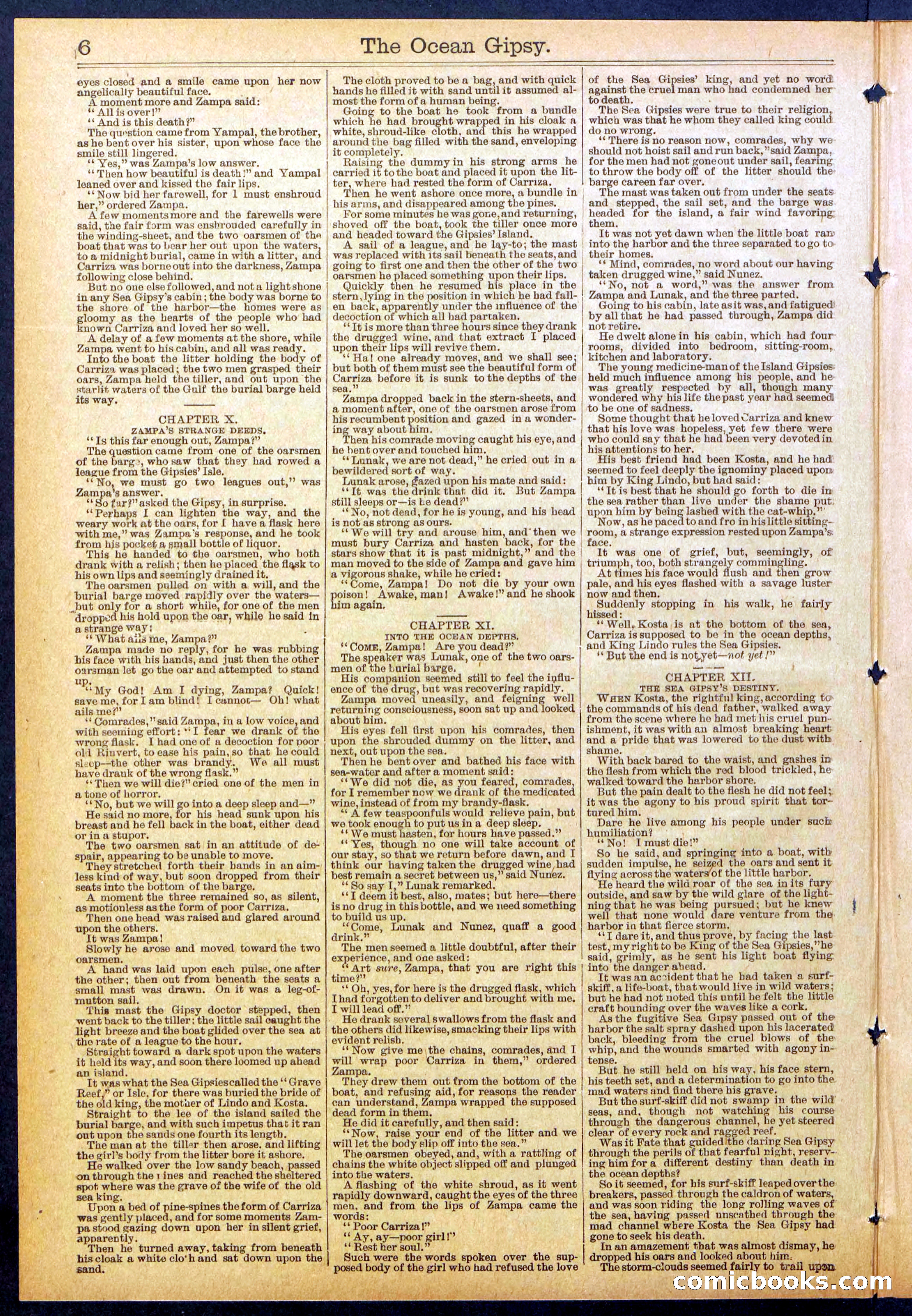 The Ocean Gipsy; or, Cruiser Kostas' Hunt Down — page 6 of 32