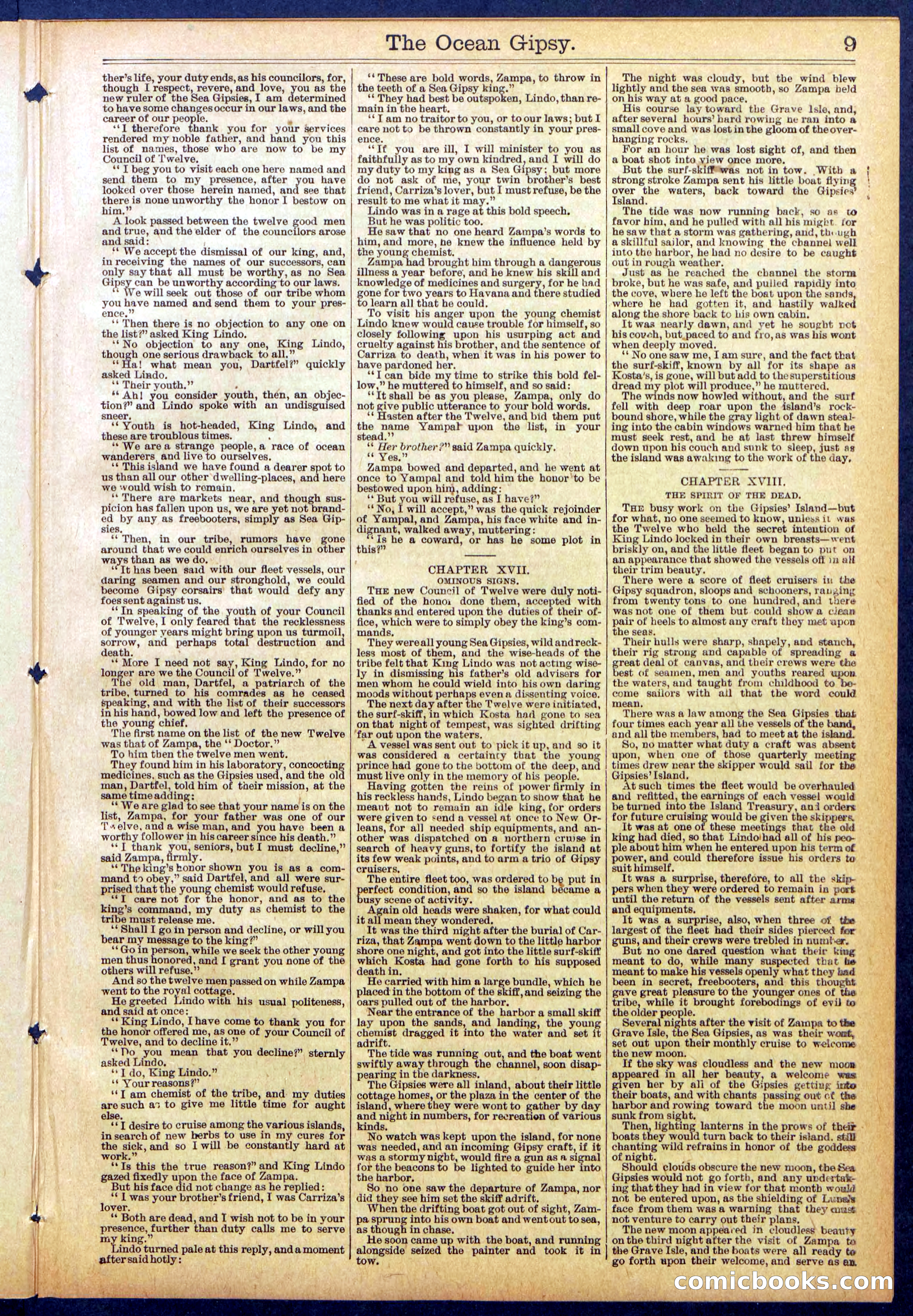 The Ocean Gipsy; or, Cruiser Kostas' Hunt Down — page 9 of 32