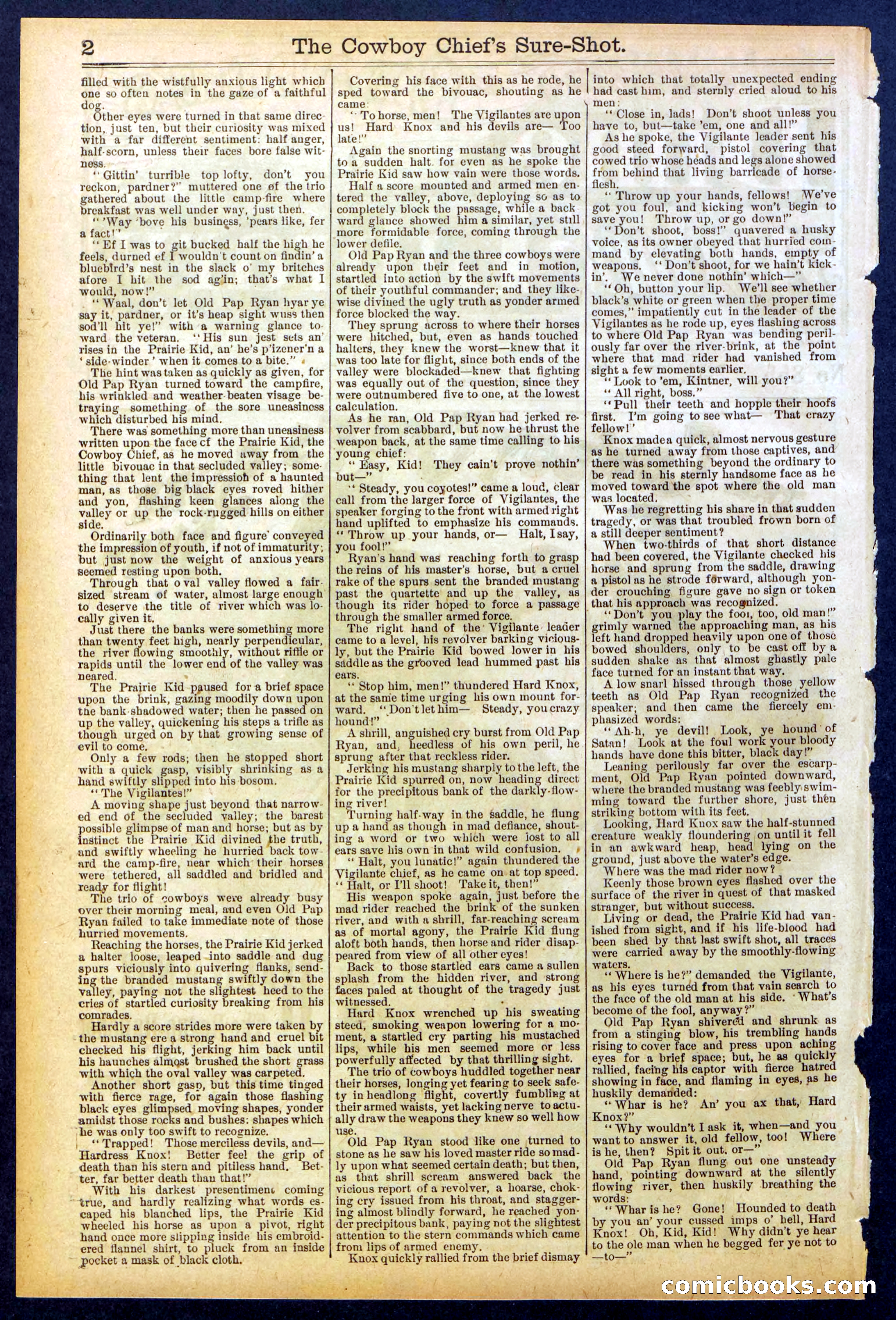Beadle's Dime Library No. 855 — page 2 of 32