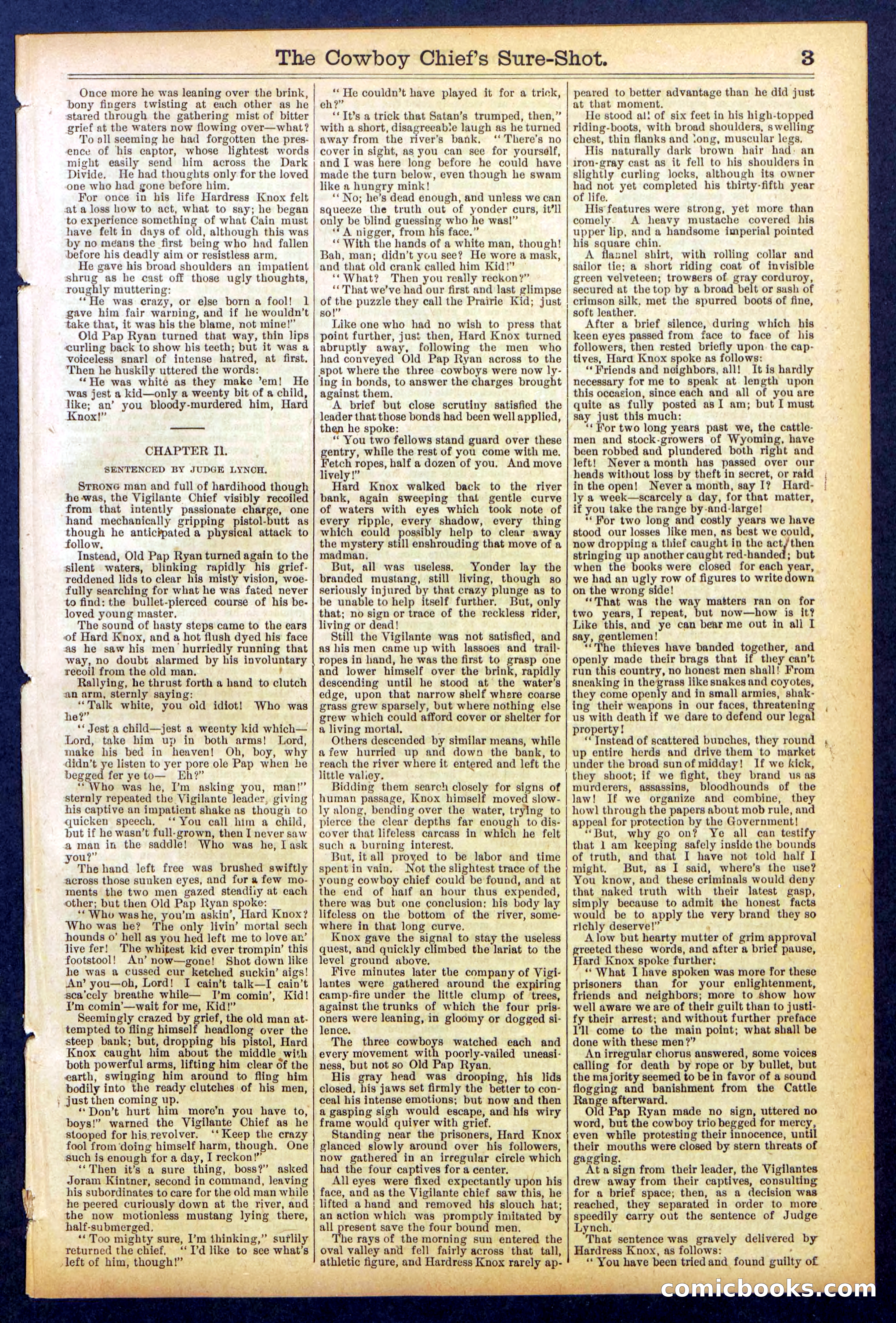 Beadle's Dime Library No. 855 — page 3 of 32