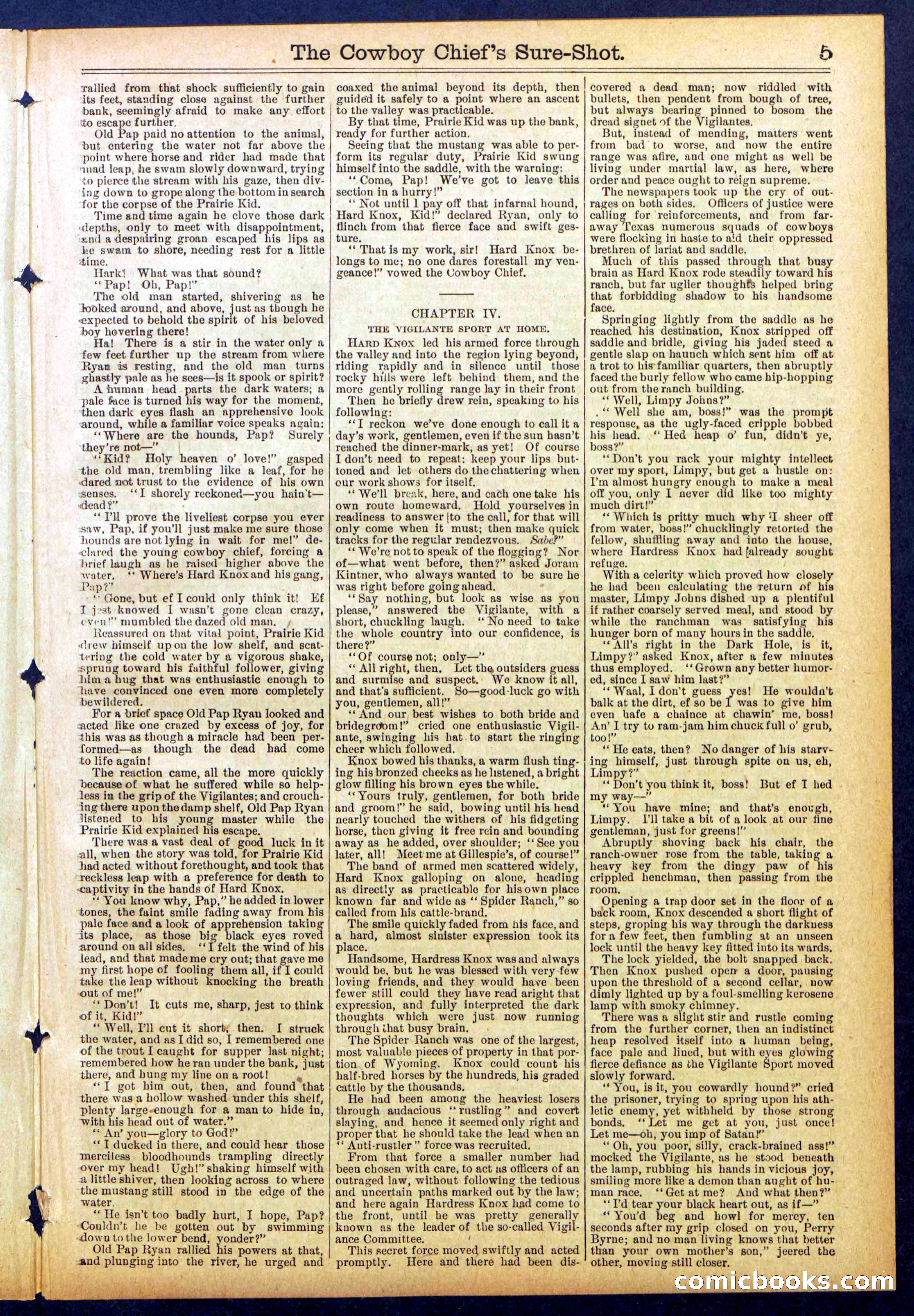Beadle's Dime Library No. 855 — page 5 of 32