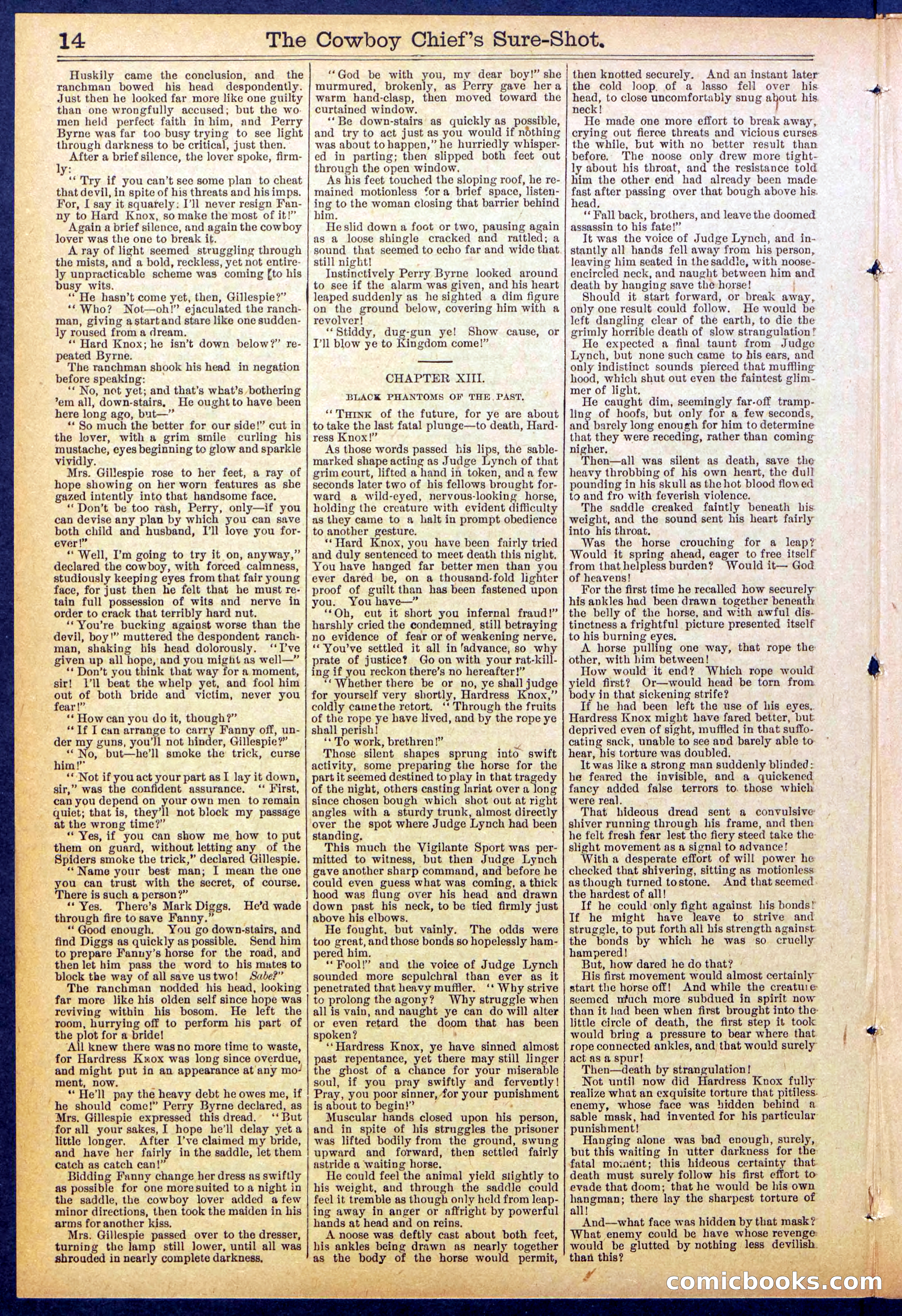 Beadle's Dime Library No. 855 — page 14 of 32