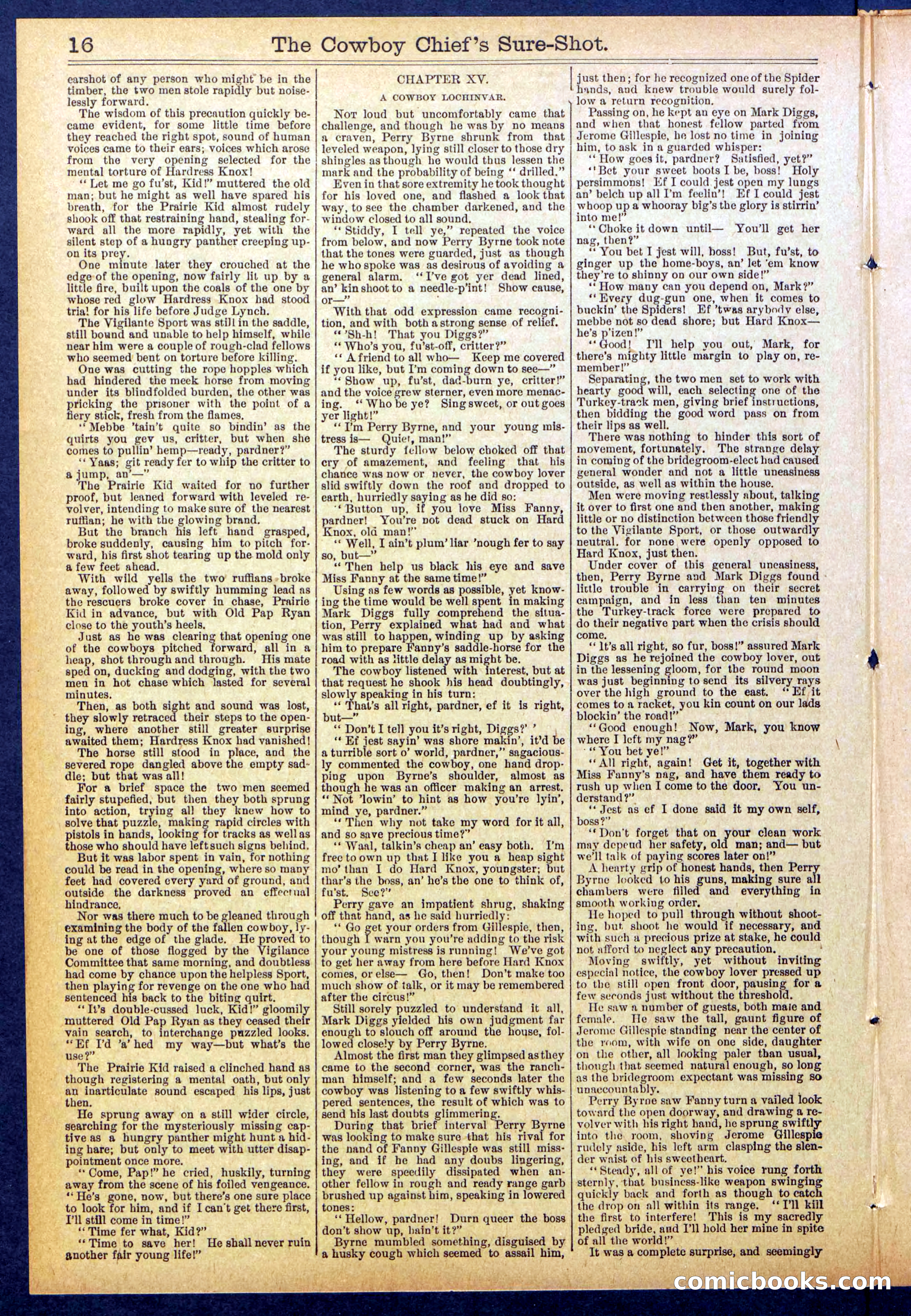 Beadle's Dime Library No. 855 — page 16 of 32