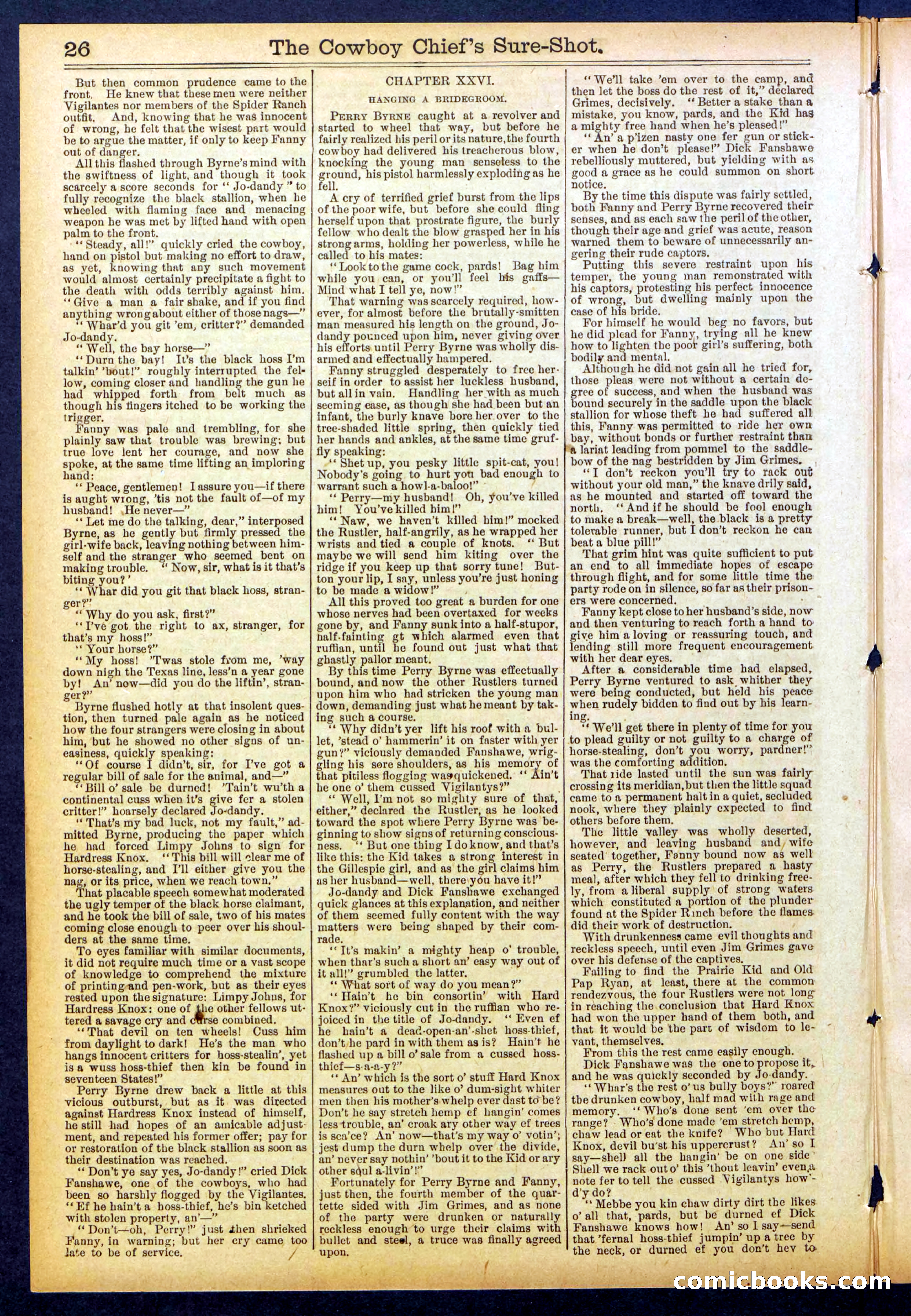 Beadle's Dime Library No. 855 — page 26 of 32