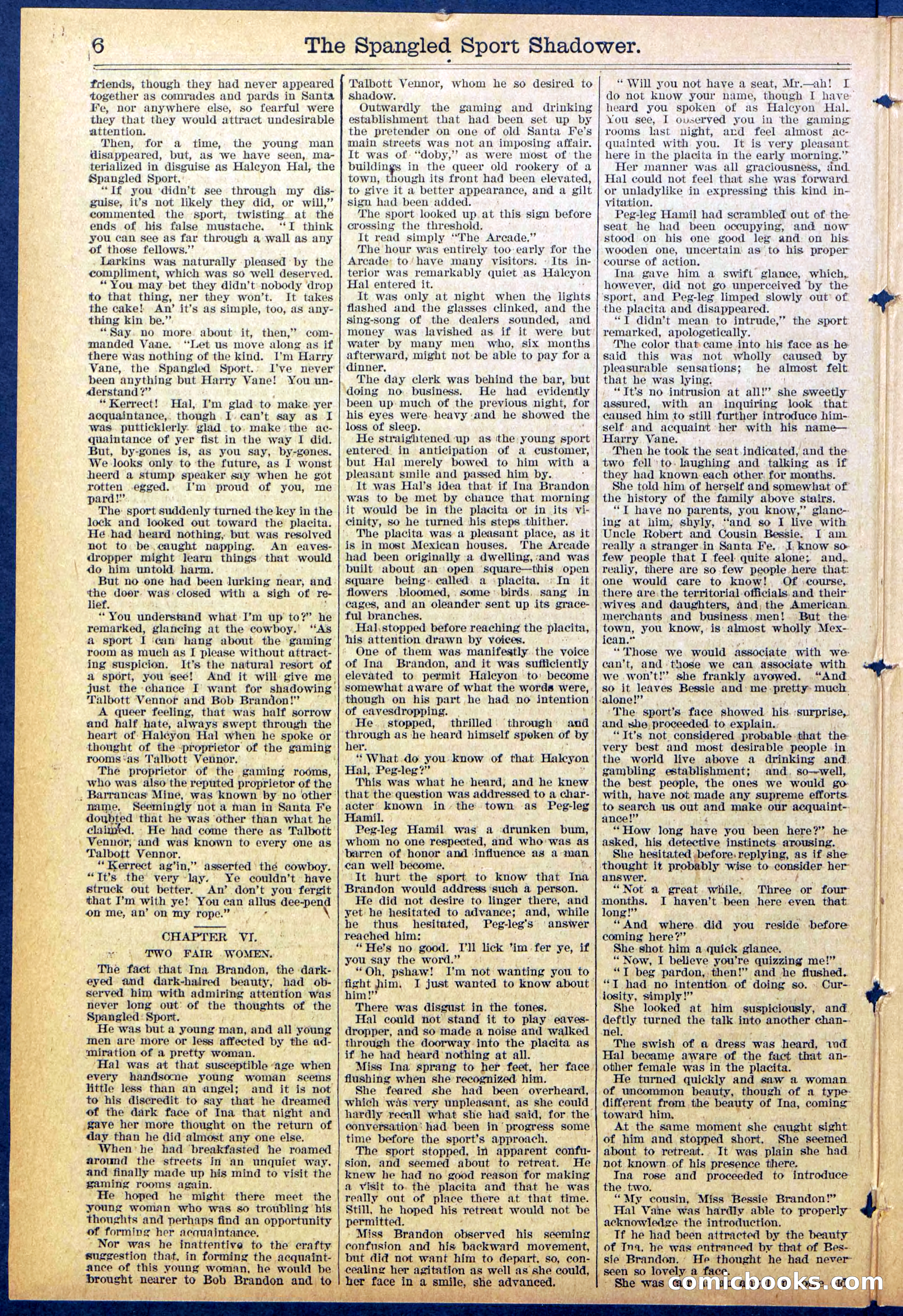 Beadle's Dime New York Library No. 860 — page 6 of 32