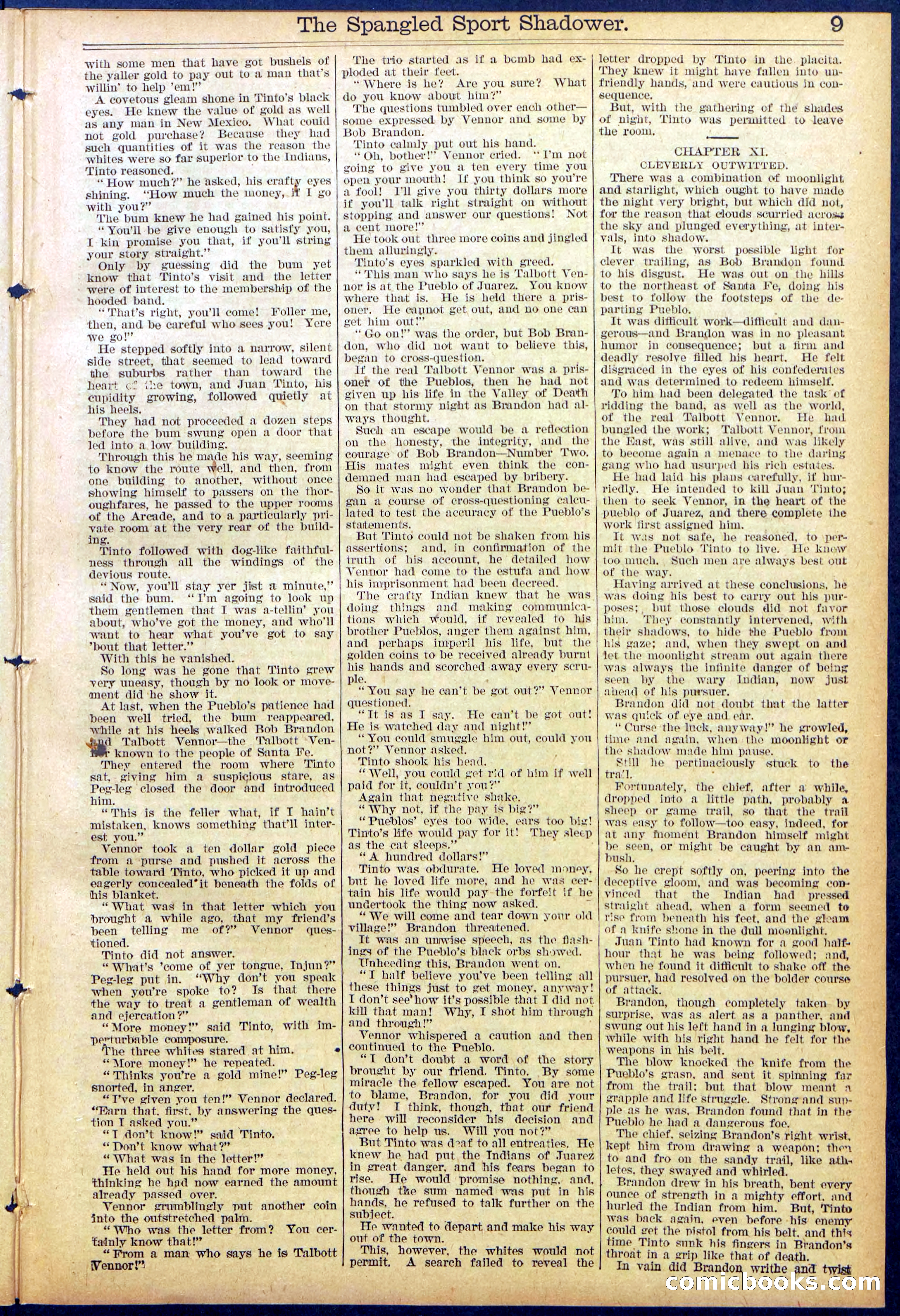 Beadle's Dime New York Library No. 860 — page 9 of 32