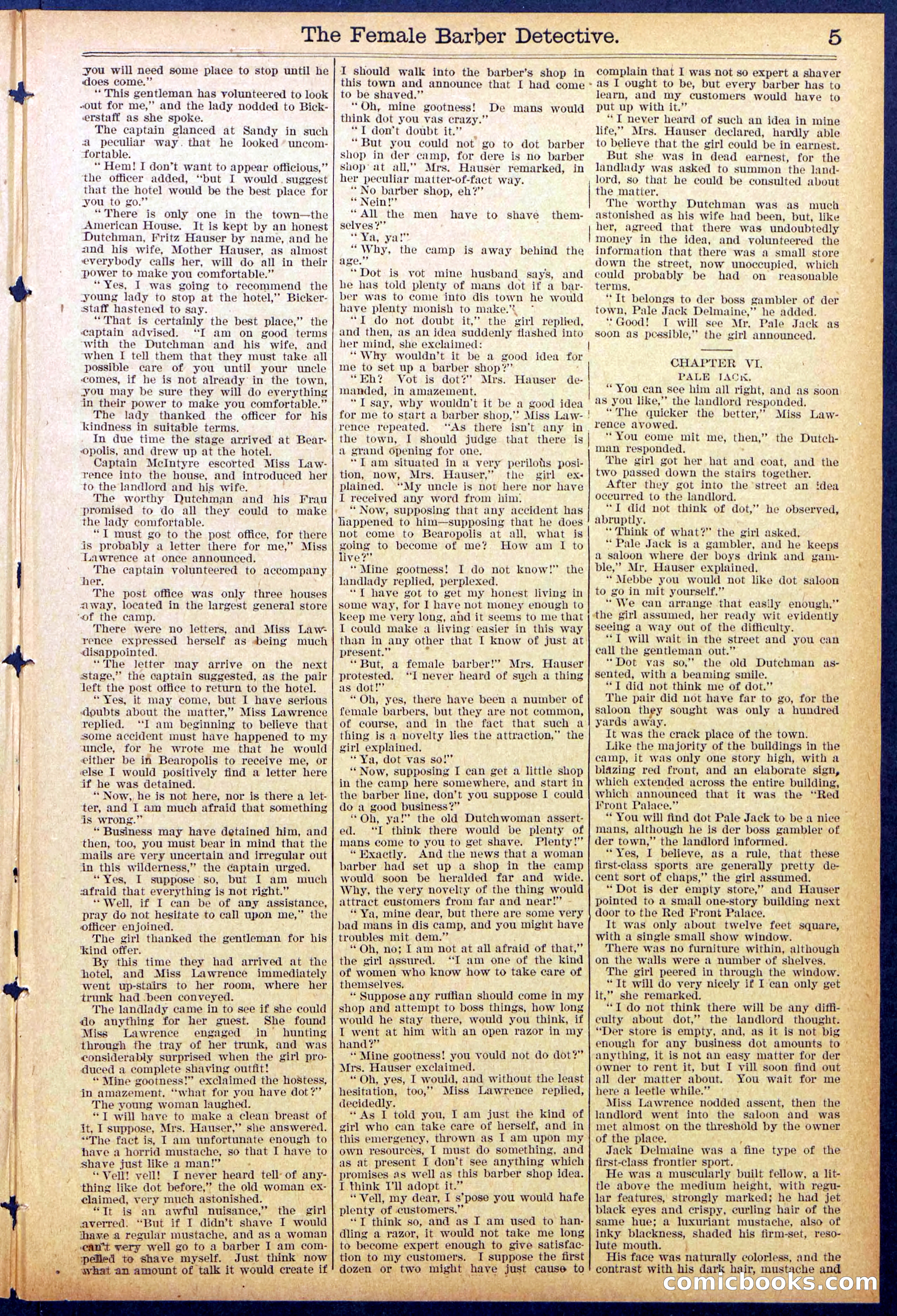 The Female Barber Detective — page 5 of 32