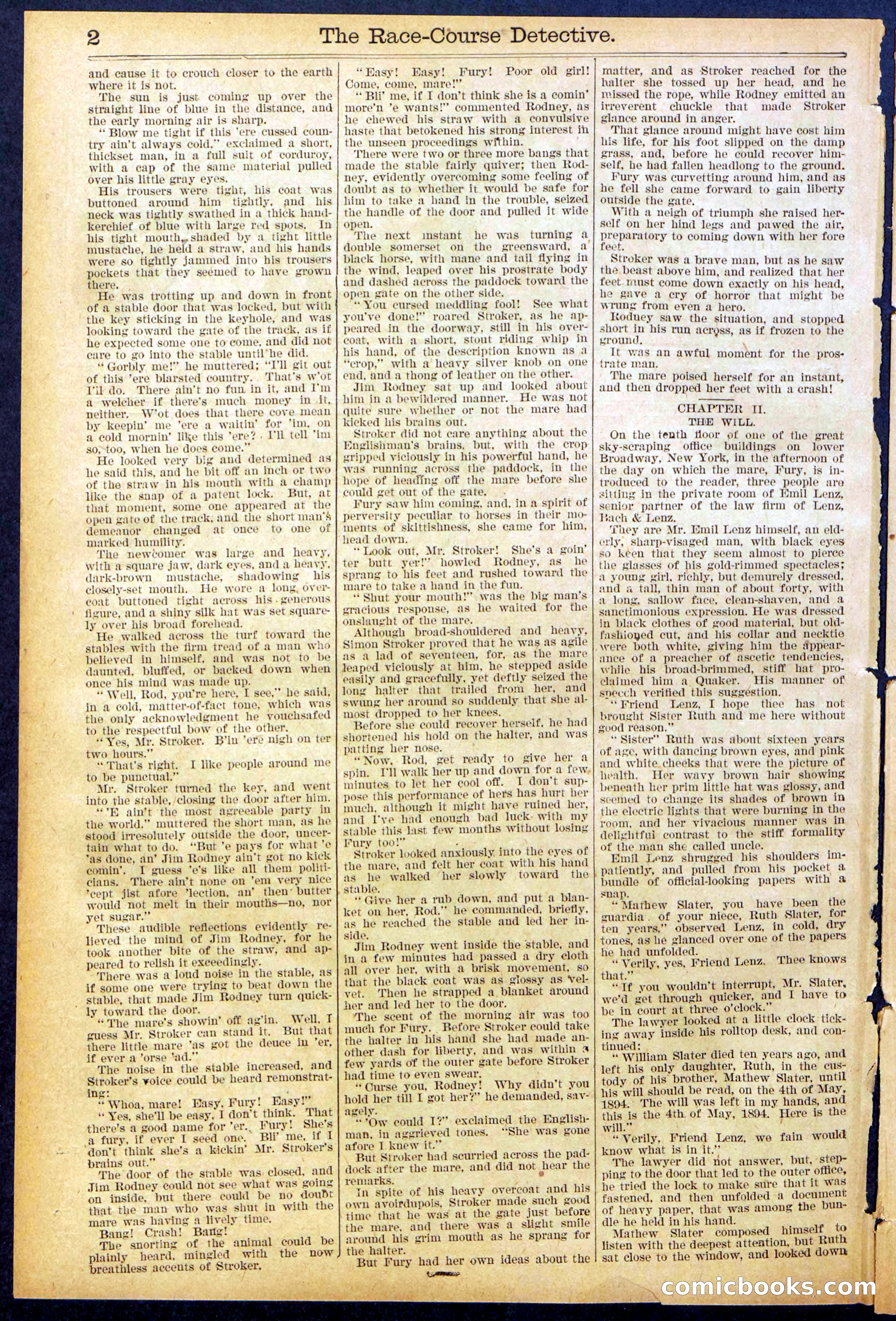 Beadle's Dime Library No. 868 — page 2 of 32